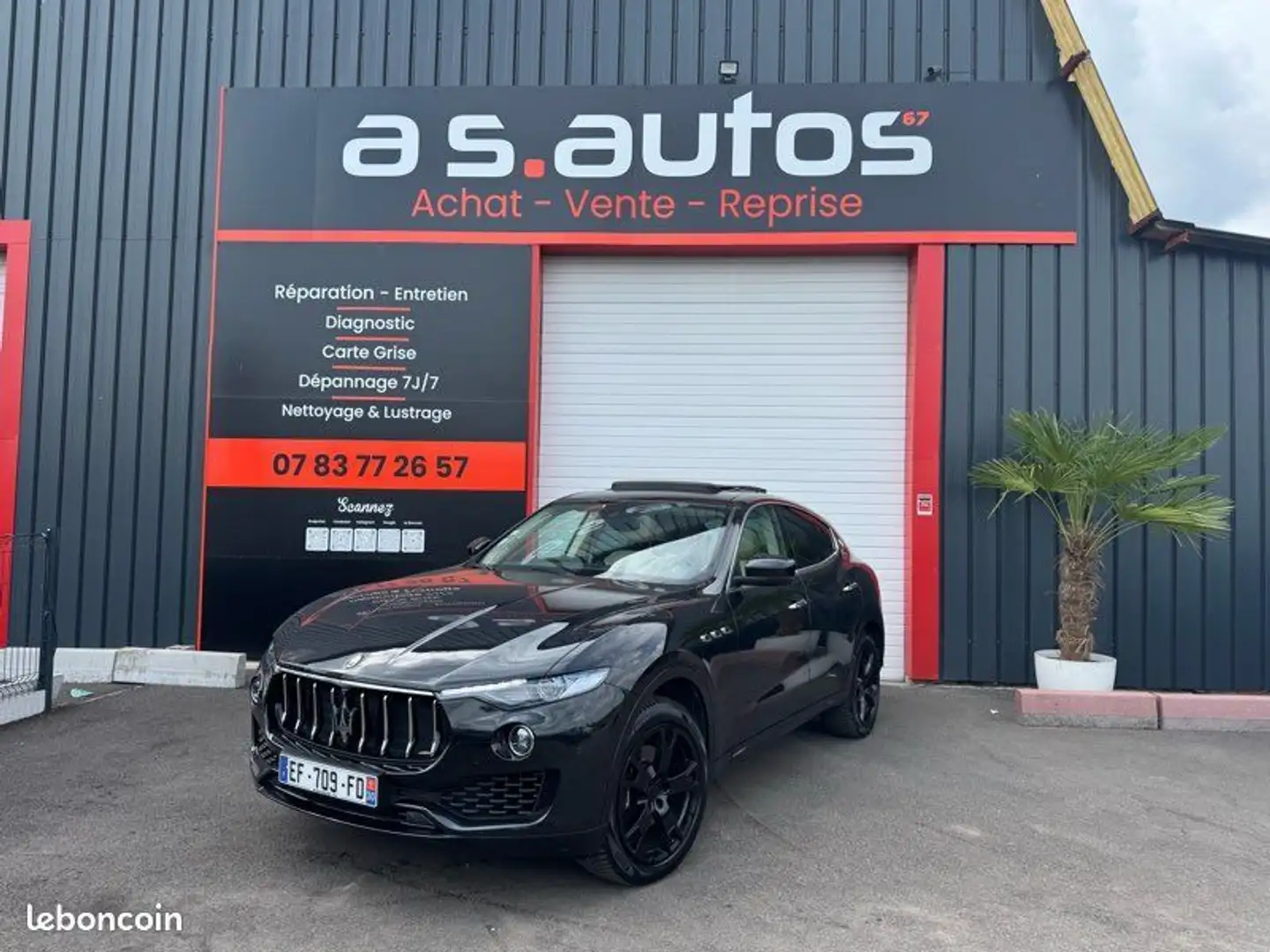 Maserati Levante Q4 3.0 d V6 Turbo 275cv Boîte auto 4x4 échappement Noir - 1