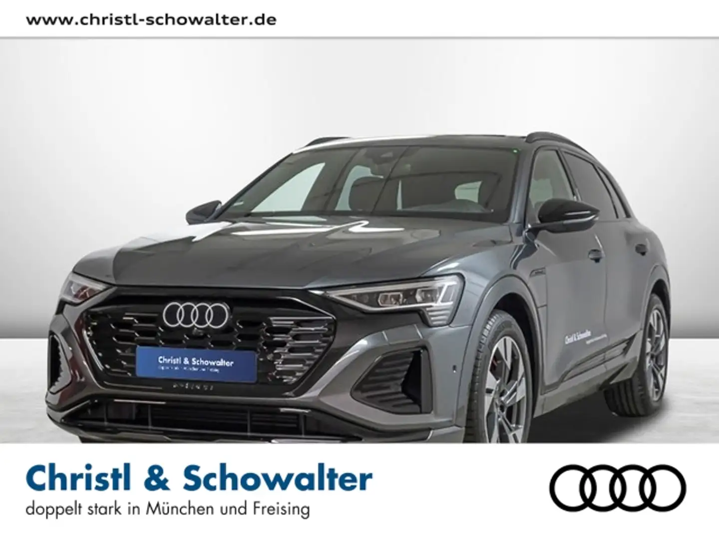 Audi Q8 e-tron 55 S line UPE112 MATRIX HUD KLIMA Grau - 1