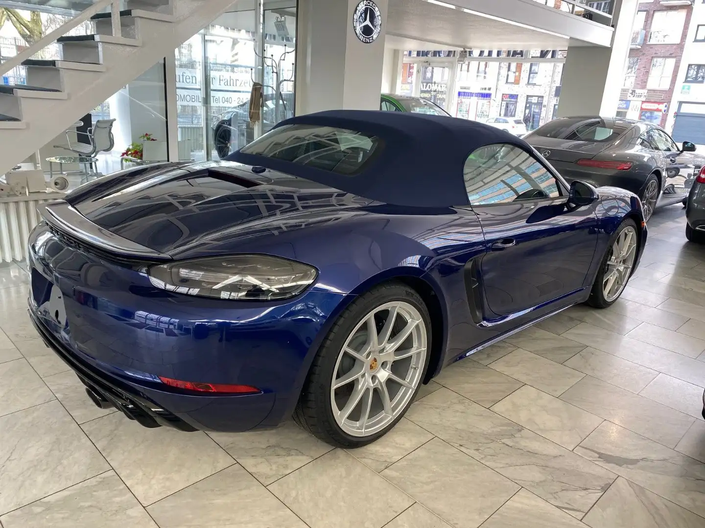 Porsche Boxster 718 Boxster GTS 4.0 US Modell 6Gang/SportPaket Blau - 2