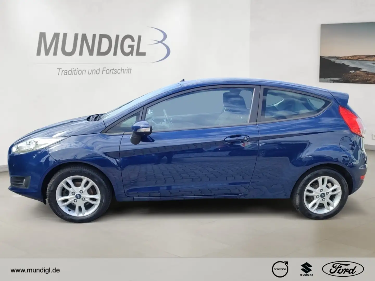 Ford Fiesta Trend 1.25 Klima PDC R FSE CD USB eFH eAS Bleu - 2