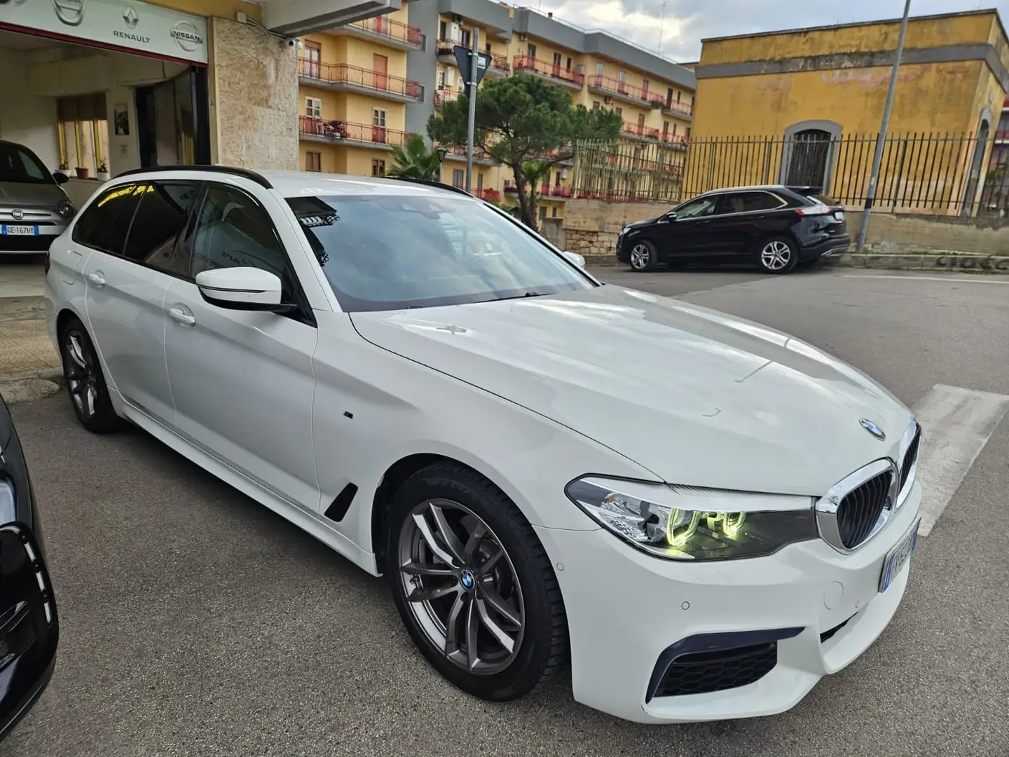 BMW 518 518d Touring Msport auto Blanco - 2