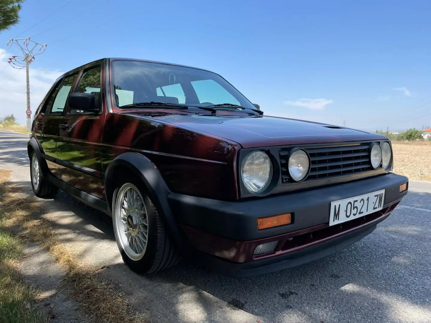 Volkswagen Golf Golf 1.8 G60 160 Mauve - 1