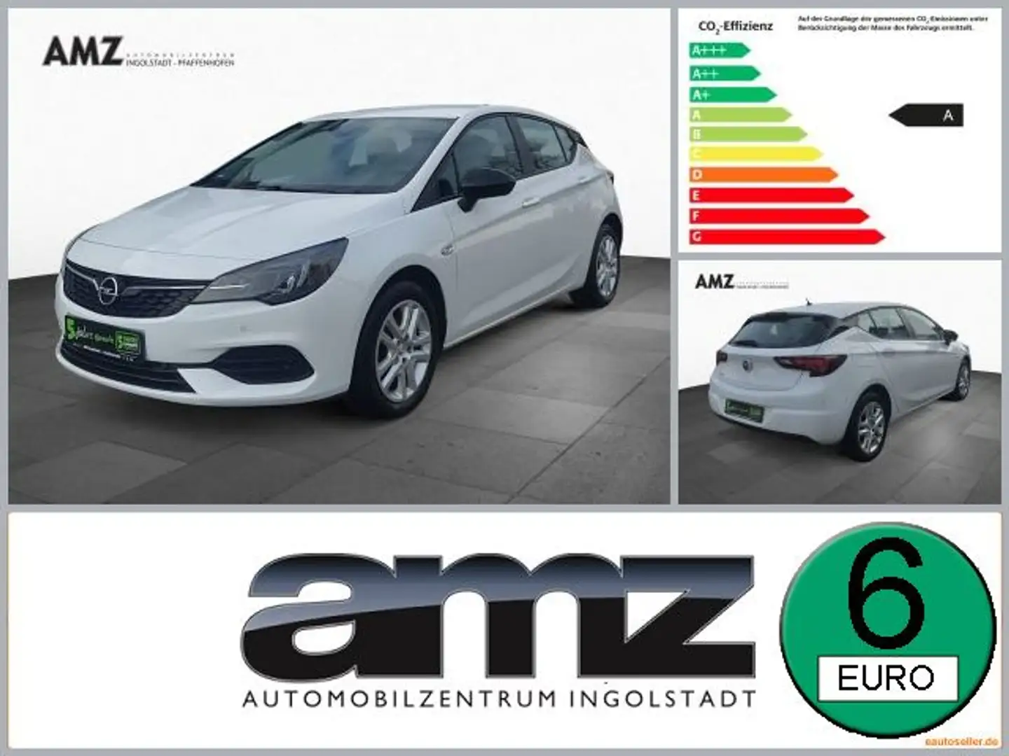 Opel Astra K (Facelift) 1.2 Turbo Edition LM LED Blanco - 1