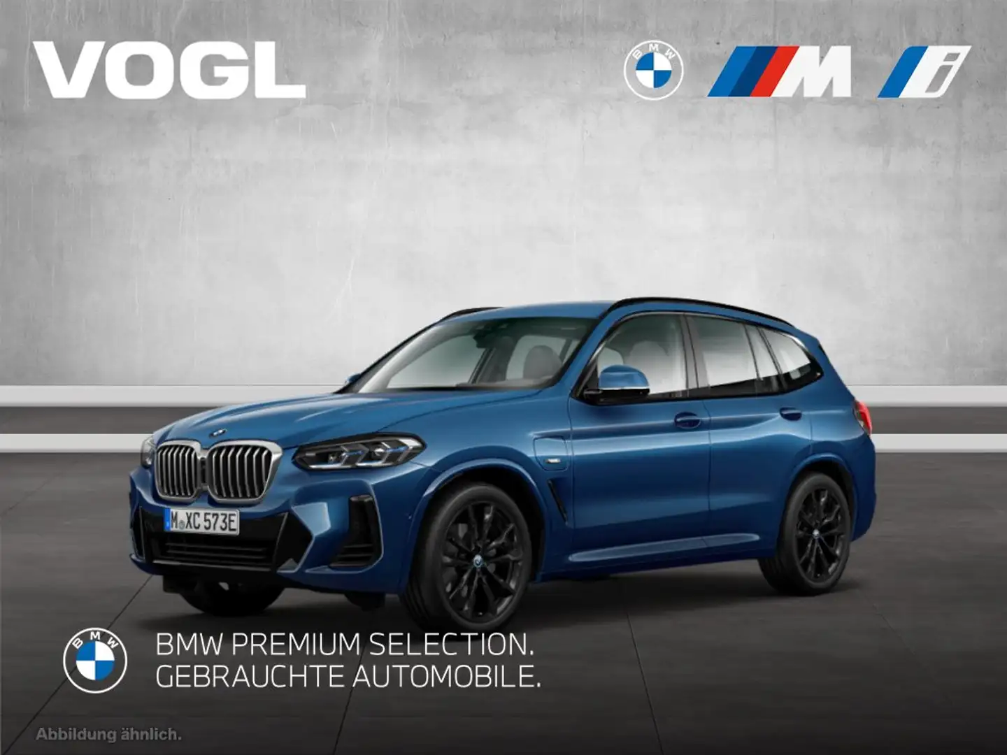 BMW X3 xDrive30e SHZ AHK HiFi Blau - 1