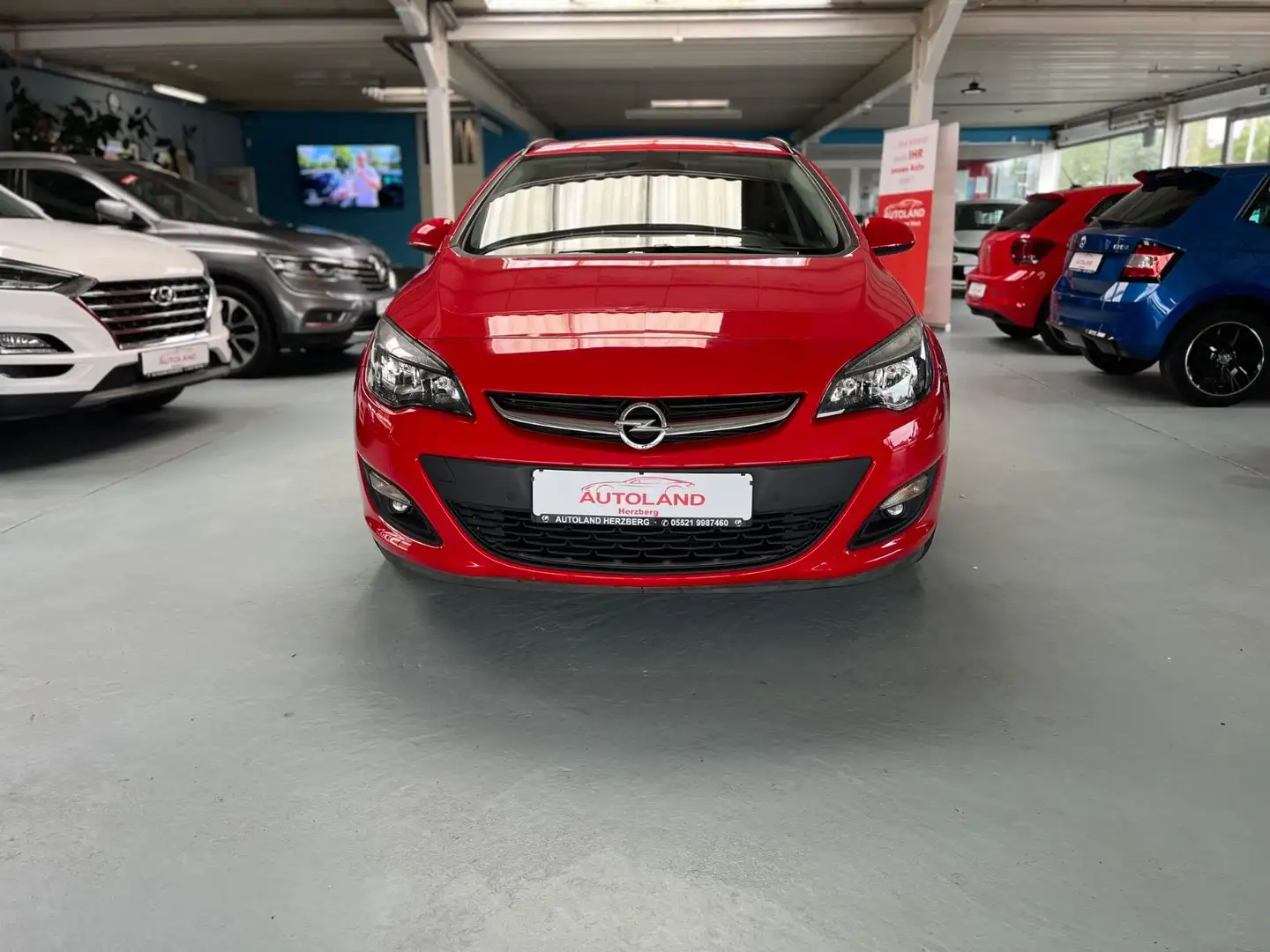 Opel Astra J Sports Tourer Active 1HD Automatik AHK Rot - 2