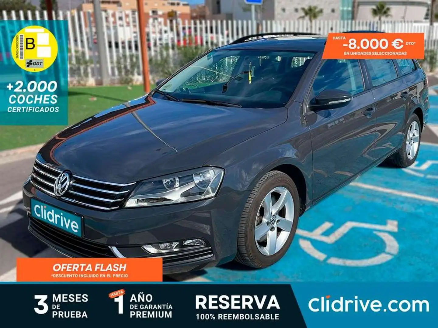 Volkswagen Passat 1.6 TDI 105cv Advance BlueMotion Tech Gris - 1