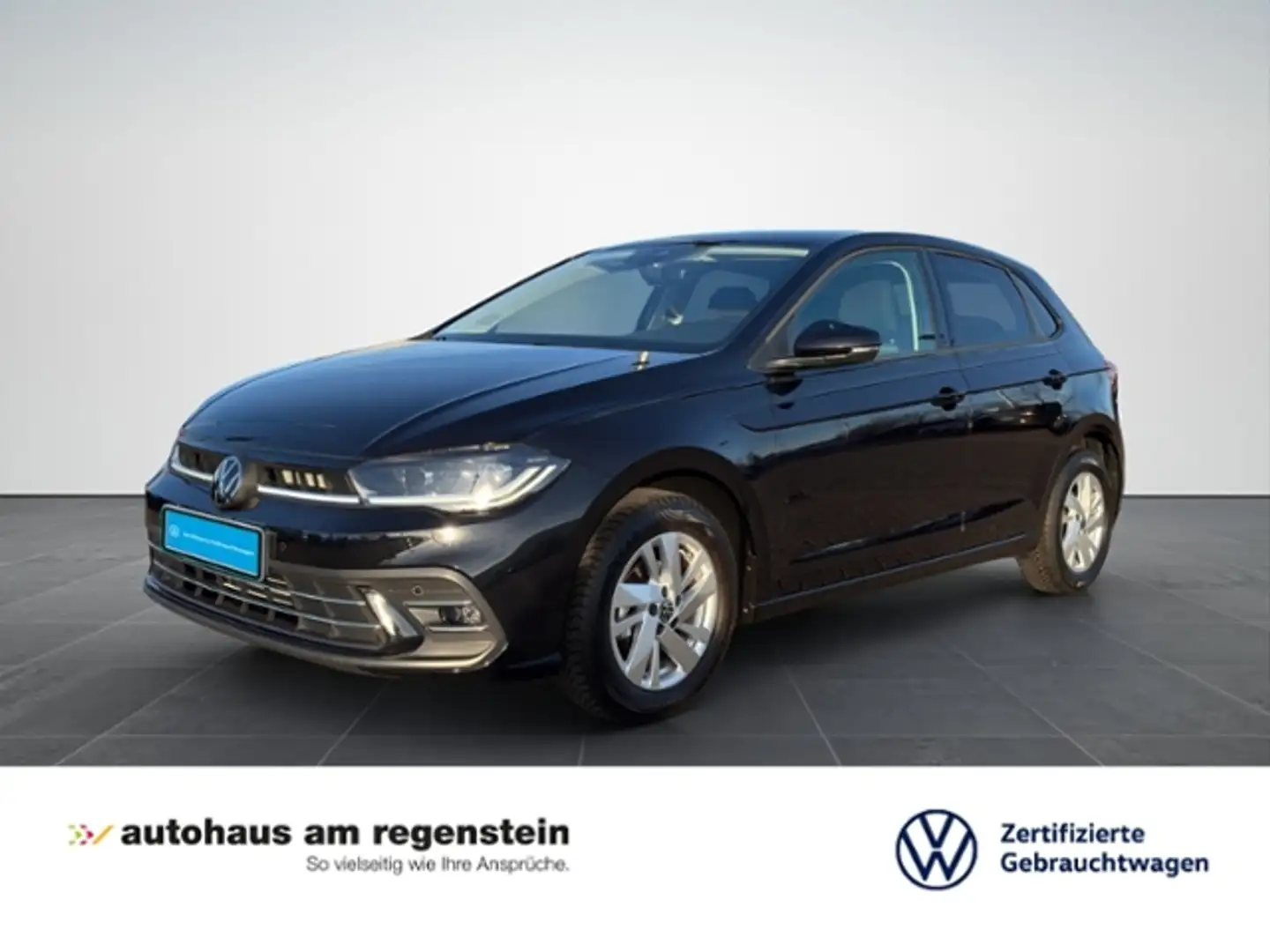 Volkswagen Polo 1.0TSI Style Matrix/Navi/ACC/App Schwarz - 1