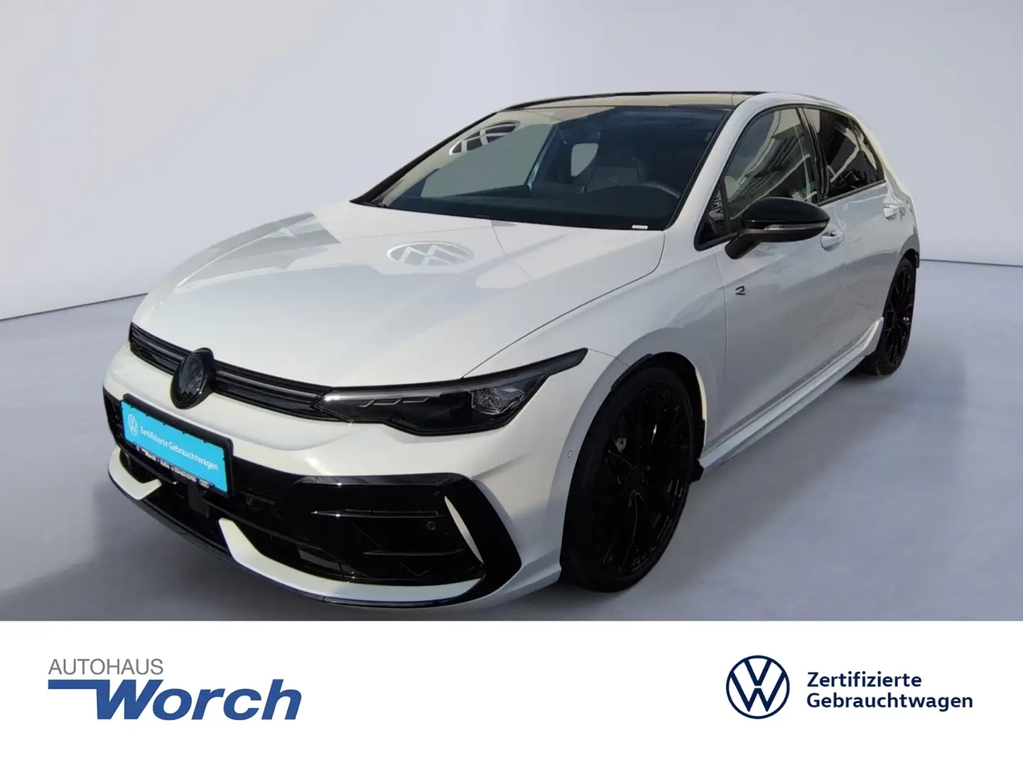Volkswagen Golf VIII R BLACK EDITION 4MO AKRA+LEDER+PANO+ Weiß - 1