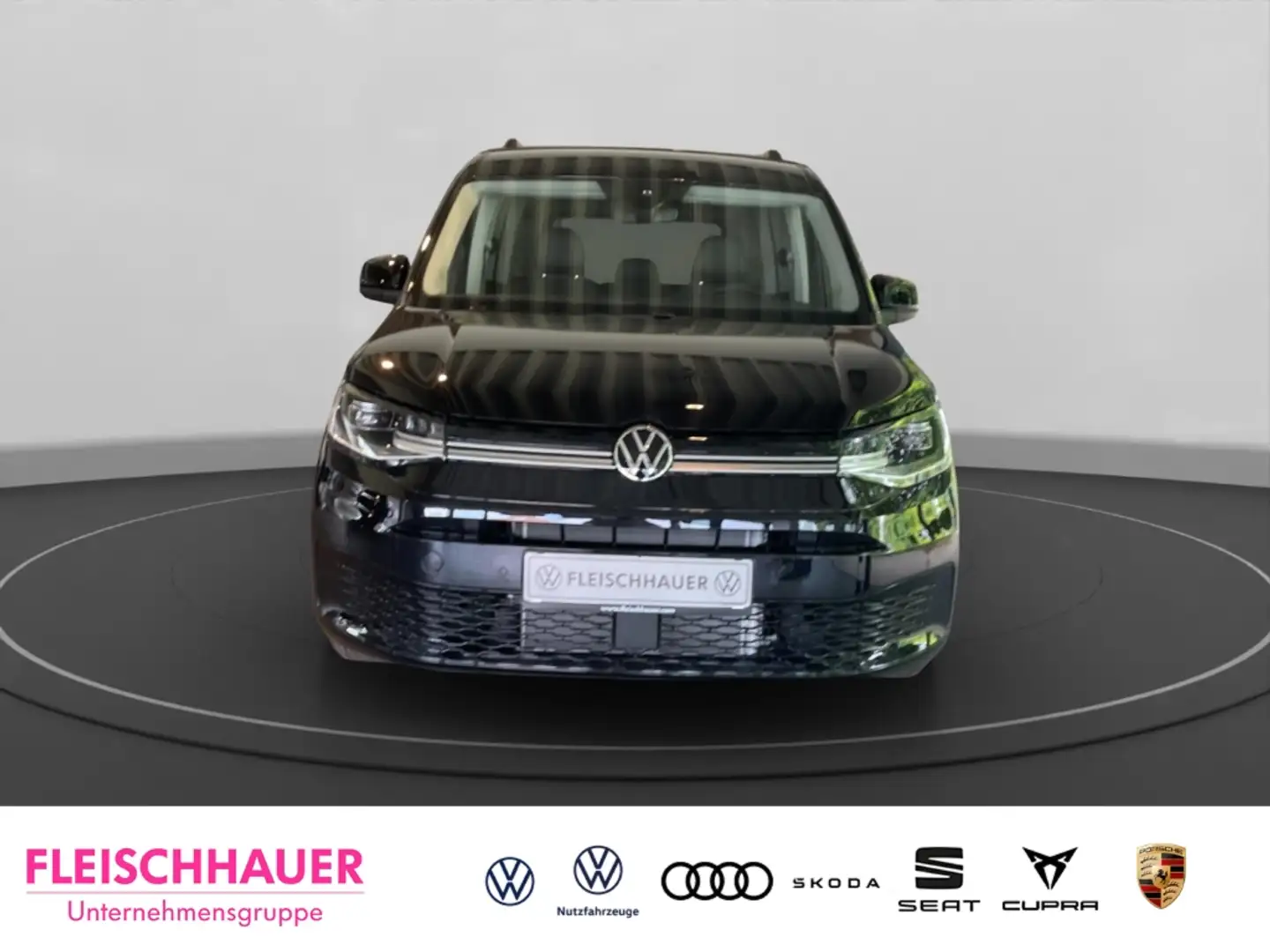 Volkswagen Caddy Life 5-Sitzer 1,5 l 116 PS TSI AHK Navi LED ACC Noir - 2