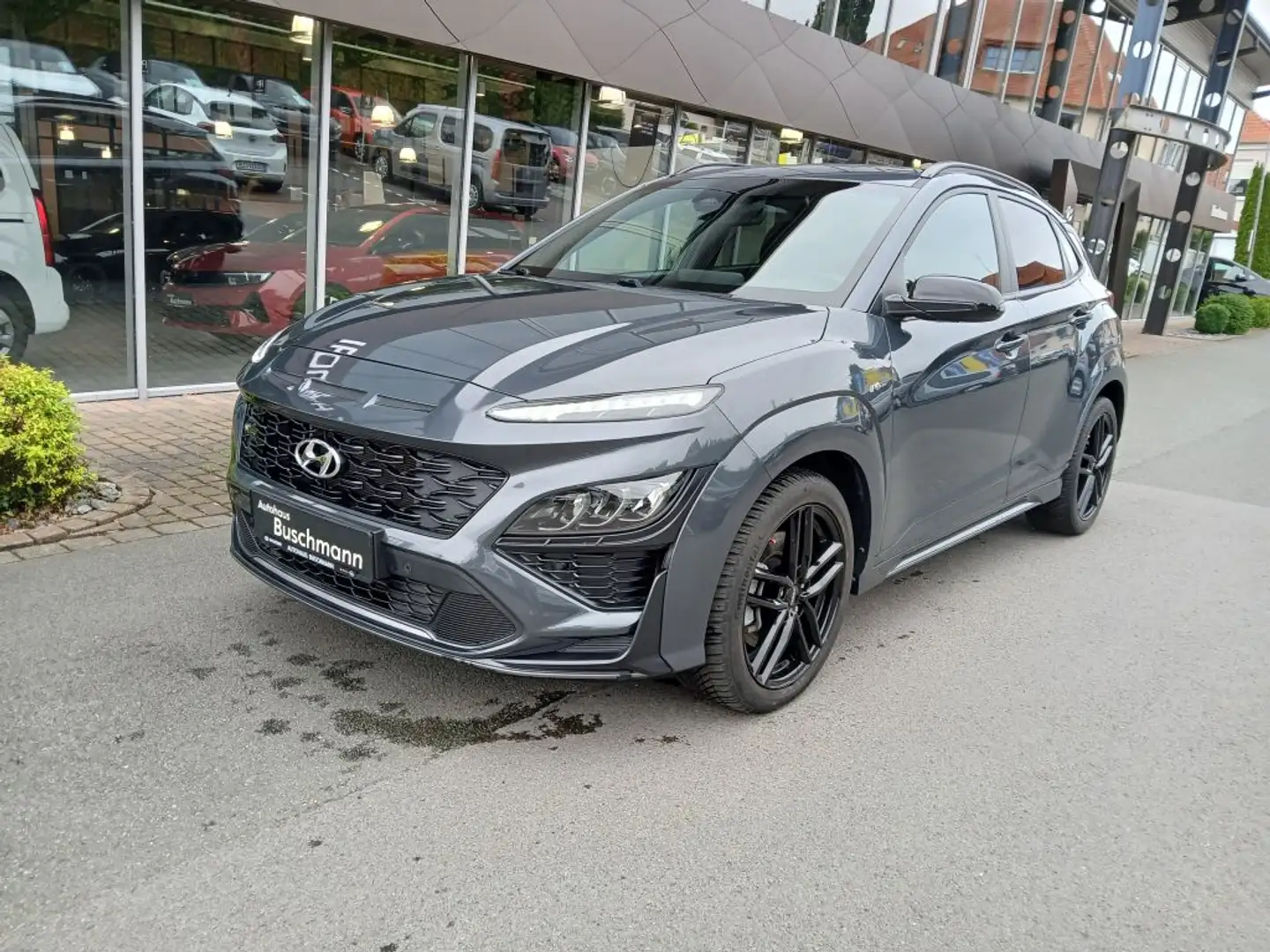 Hyundai KONA 1.6 T-GDI DCT N Line Grijs - 1