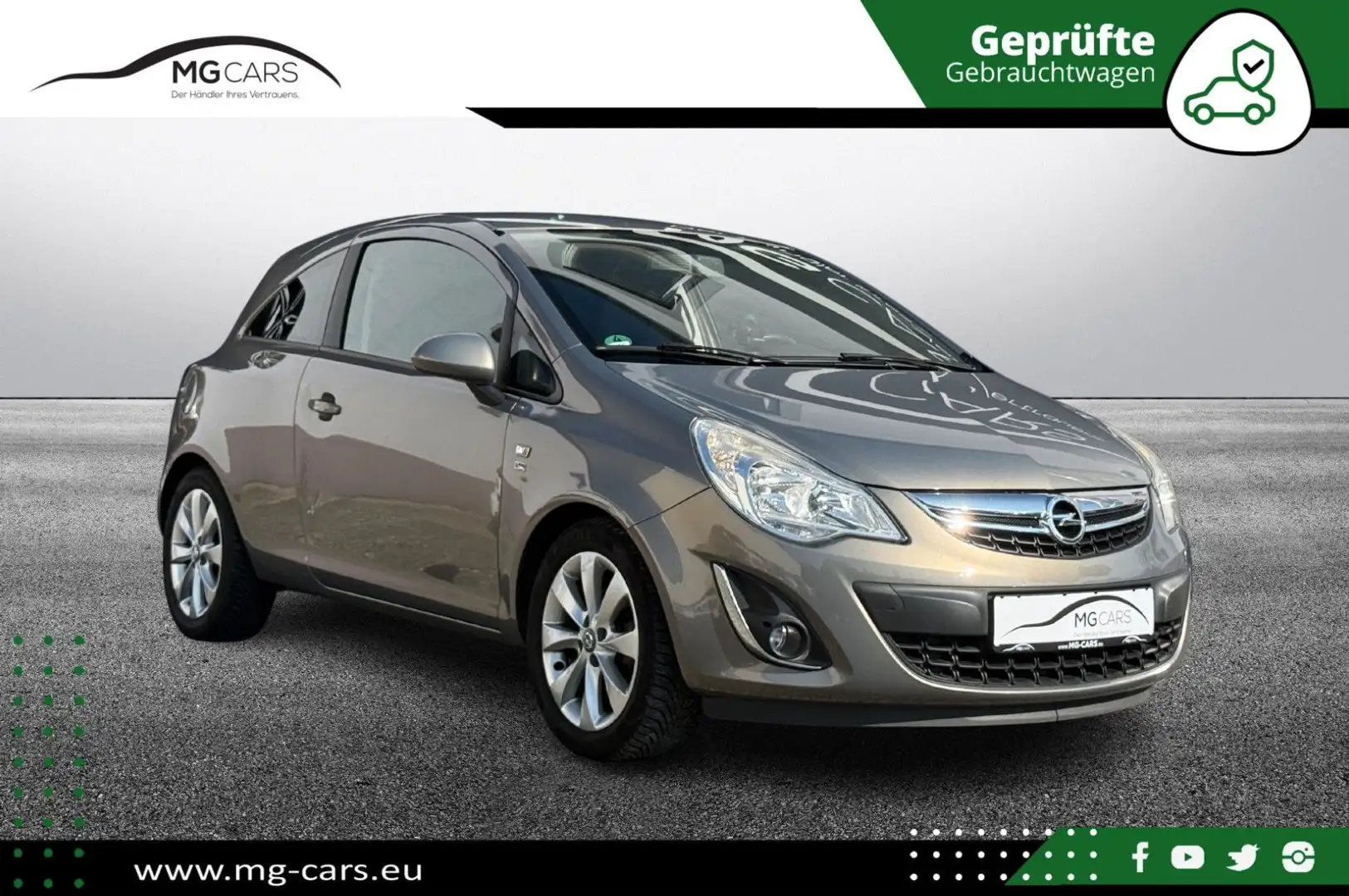 Opel Corsa D~Klima~Sitzheizung~Kamera~Leder~Tempomat! Braun - 1