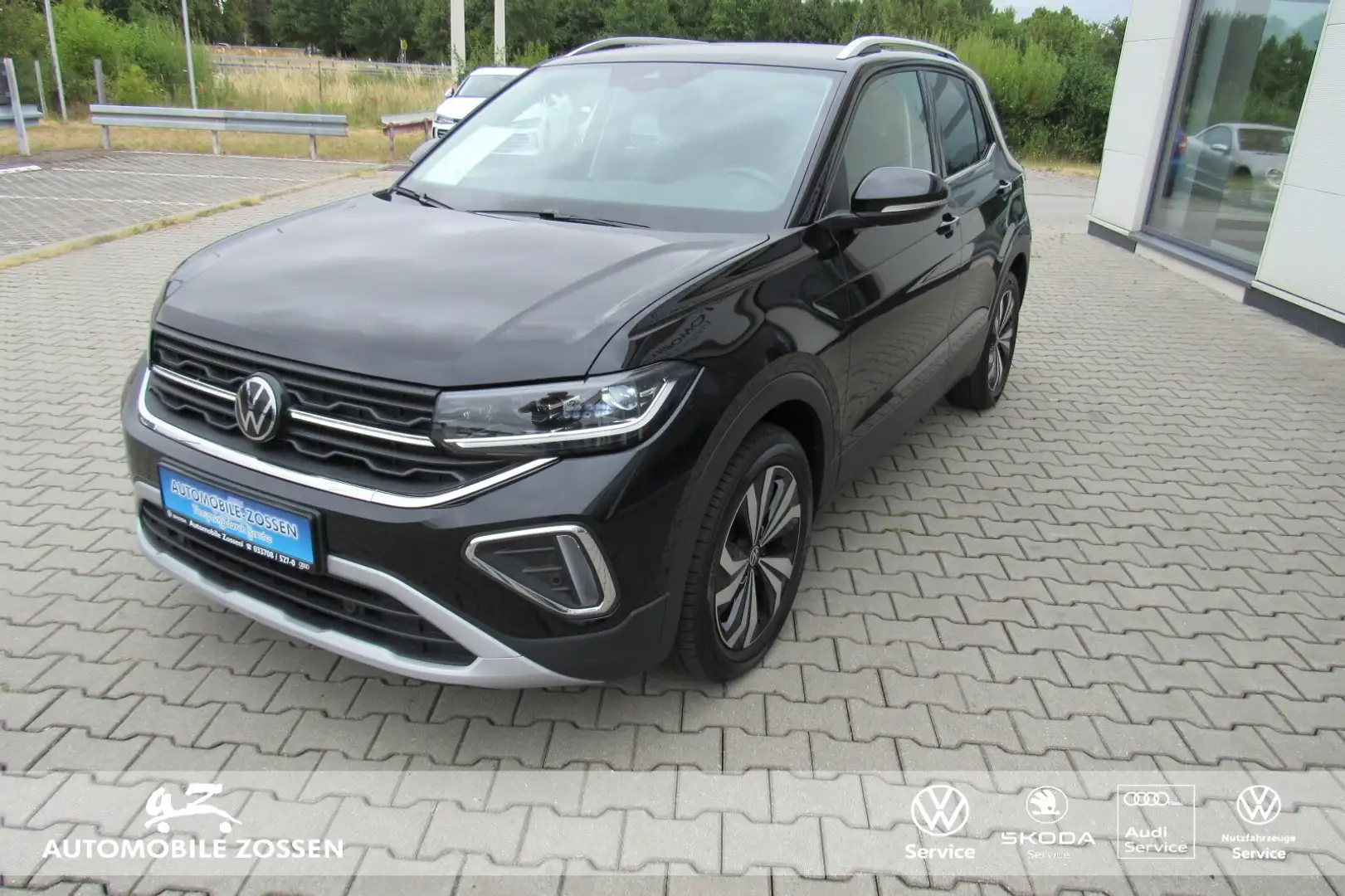 Volkswagen T-Cross T-Cross 1.0 TSI Style Navi/Autom./Klima/LED/eFH. Zwart - 2