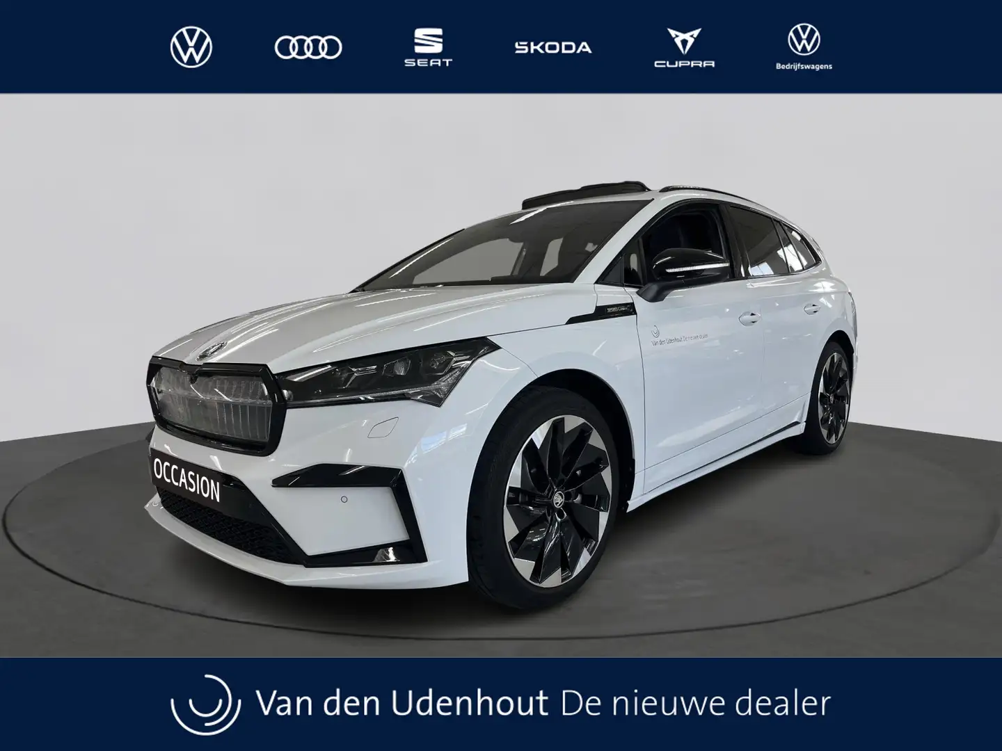 Skoda Enyaq 85 Sportline Wit - 1