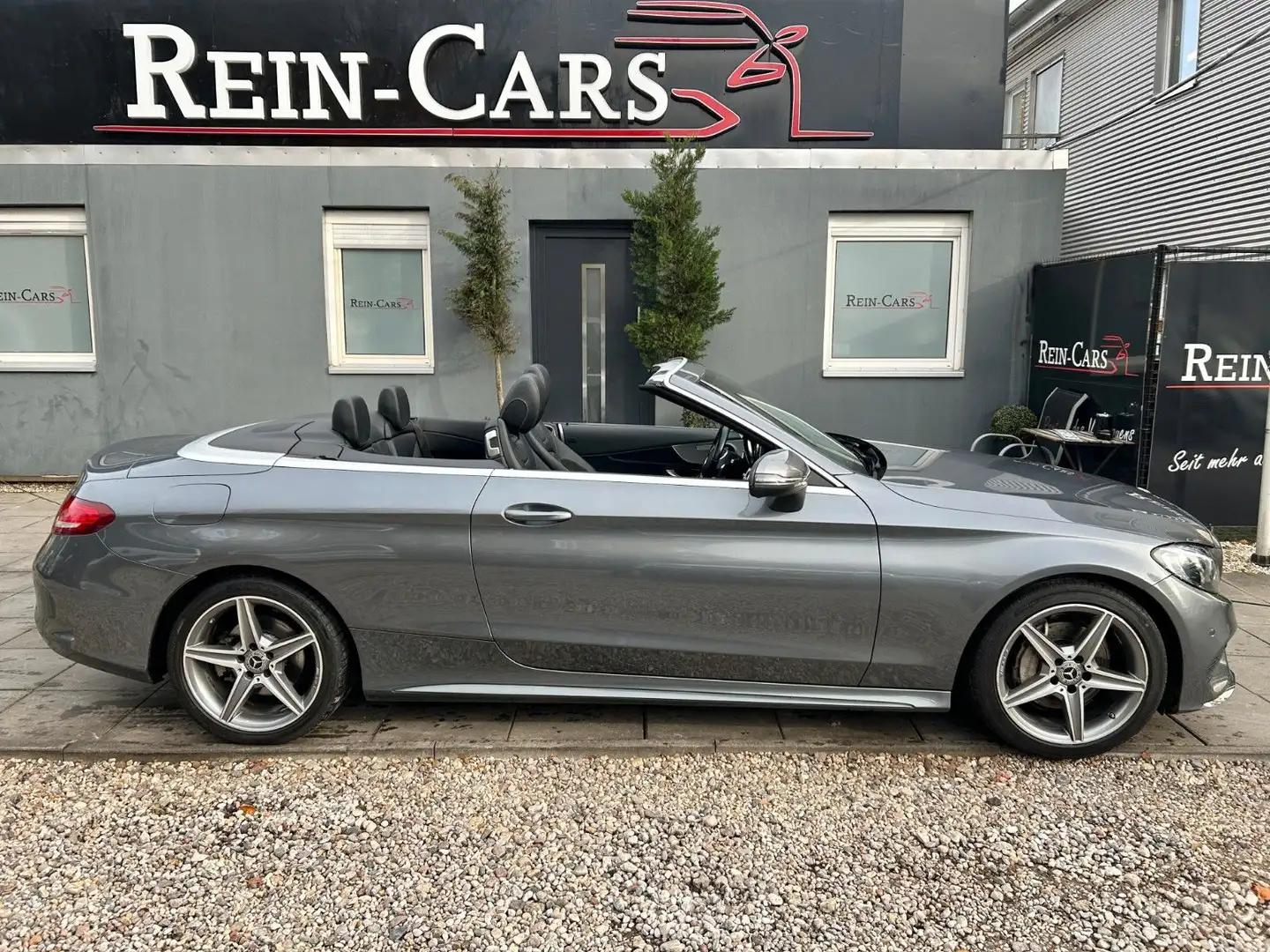 Mercedes-Benz C 220 d Cabrio AMGline/KAMERA/LED/ALCANTARA/EURO6 Grau - 2