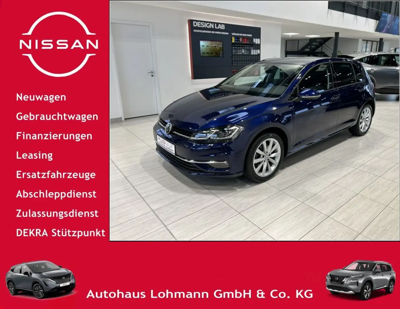 Volkswagen Golf 2.0 TDI SCR DSG Highline Rückfahrkamera Blau - 1