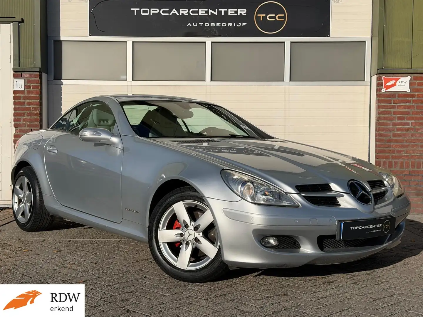 Mercedes-Benz SLK 200 K./LEER/AUT/STOELV/CRUISE/APK Grau - 1