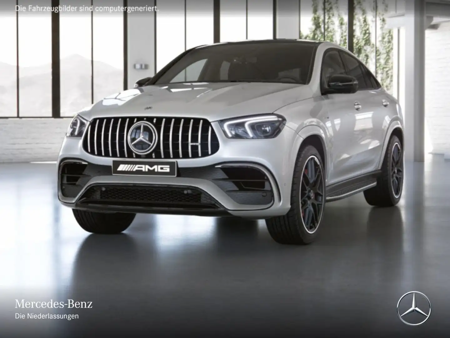 Mercedes-Benz GLE 63 AMG GLE 63 S Coupé 4M NIGHT+PANO+360+MULTIBEAM+22"+9G Weiß - 2