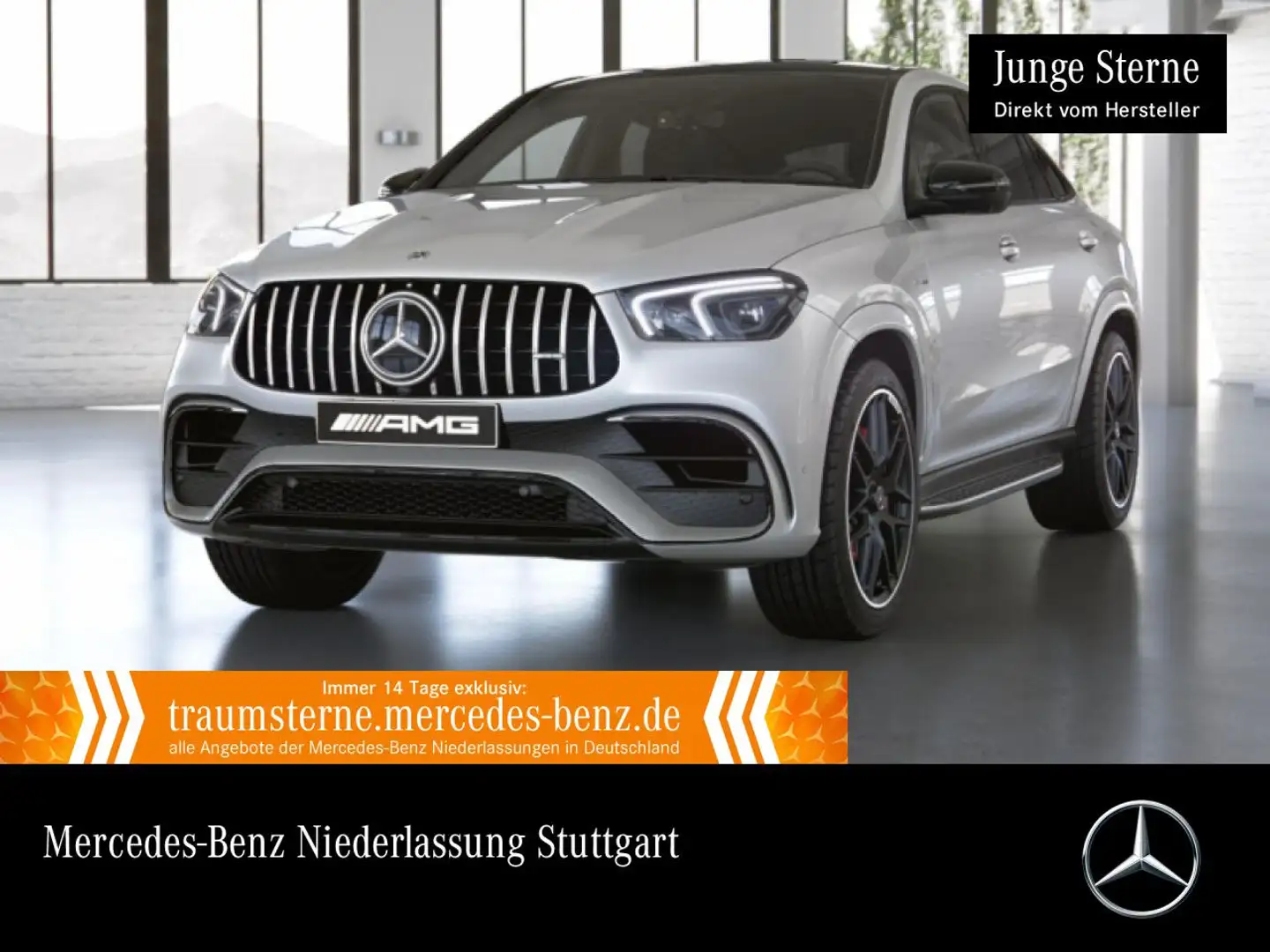 Mercedes-Benz GLE 63 AMG GLE 63 S Coupé 4M NIGHT+PANO+360+MULTIBEAM+22"+9G Weiß - 1