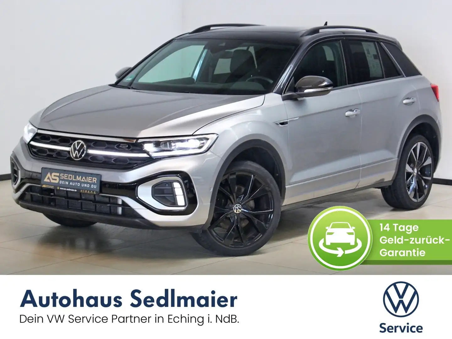 Volkswagen T-Roc 2.0 TSI 4Motion R-Line PANO|SOUND|AHK|MATRX Silber - 1