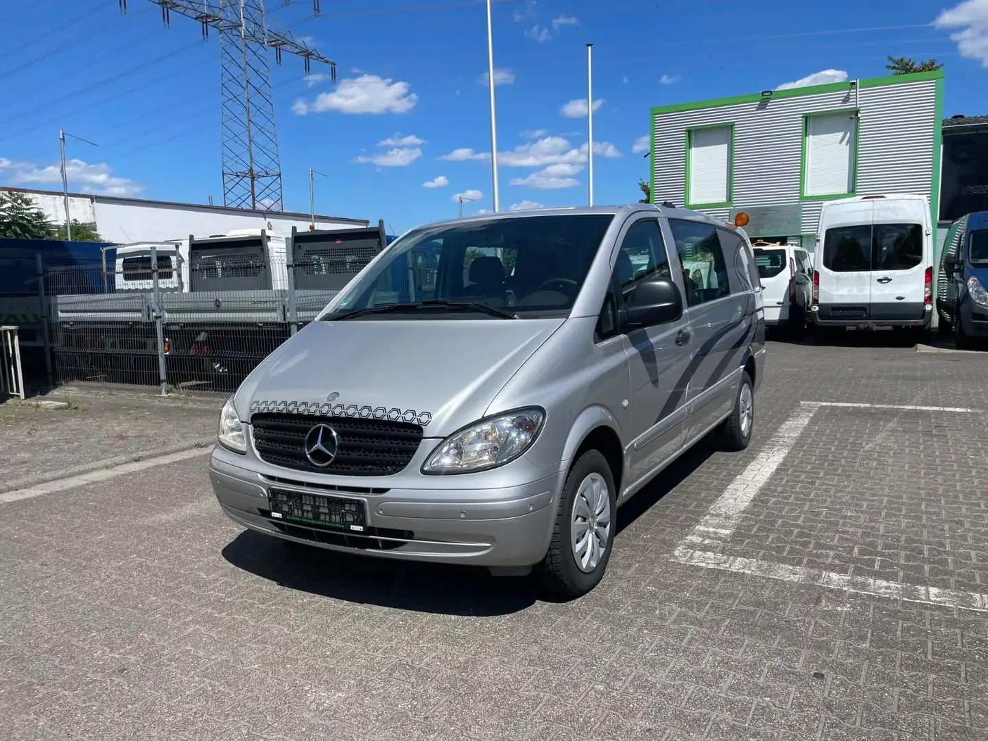 Mercedes-Benz Vito Mixto Lang*5-Sitze*Klima+Stanheizung+Navi+PDC* Silber - 1