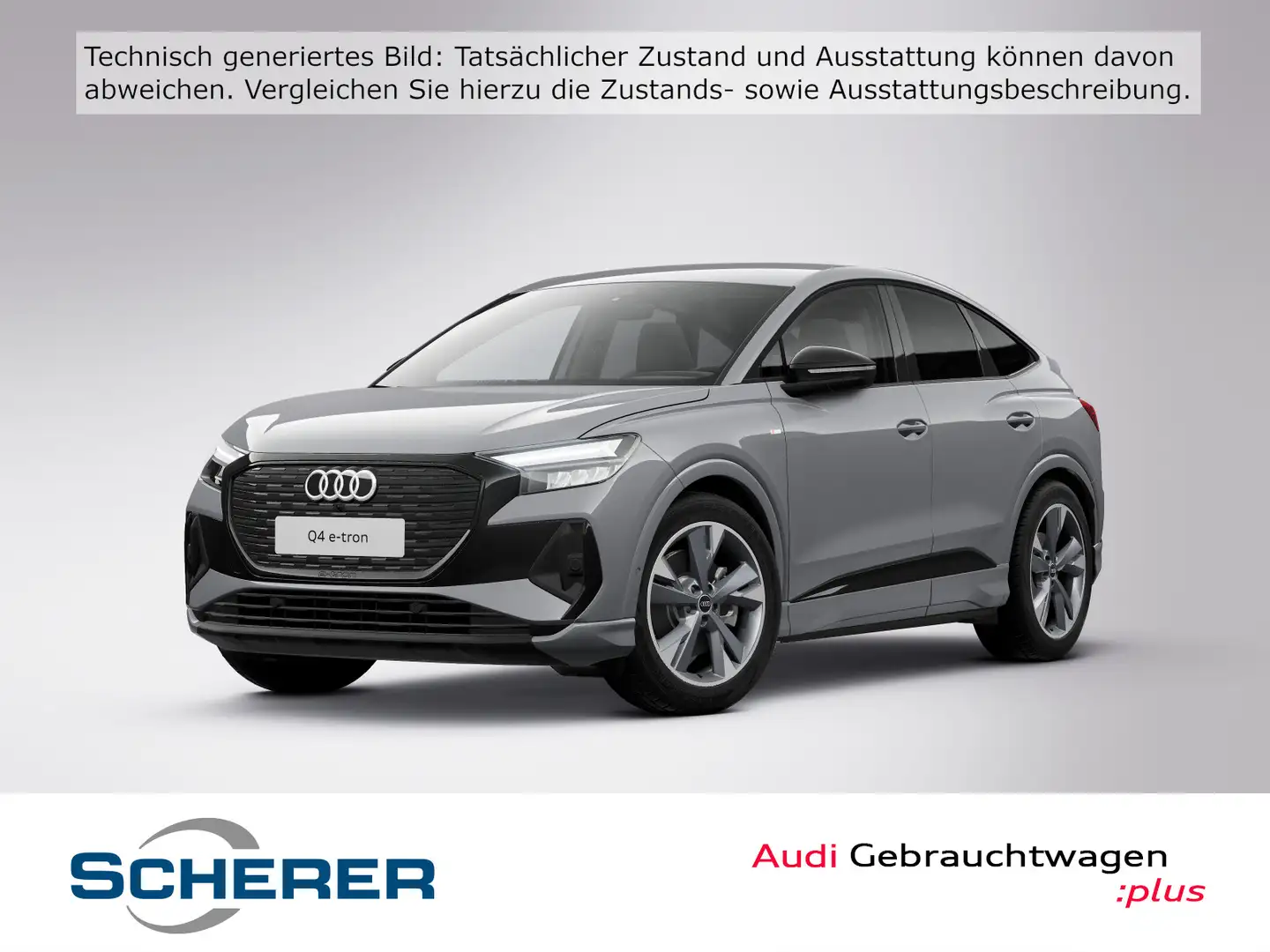 Audi Q4 e-tron Q4 Sportback 40 e-tron S line KAMERA SHZ NAVI+ Grau - 1