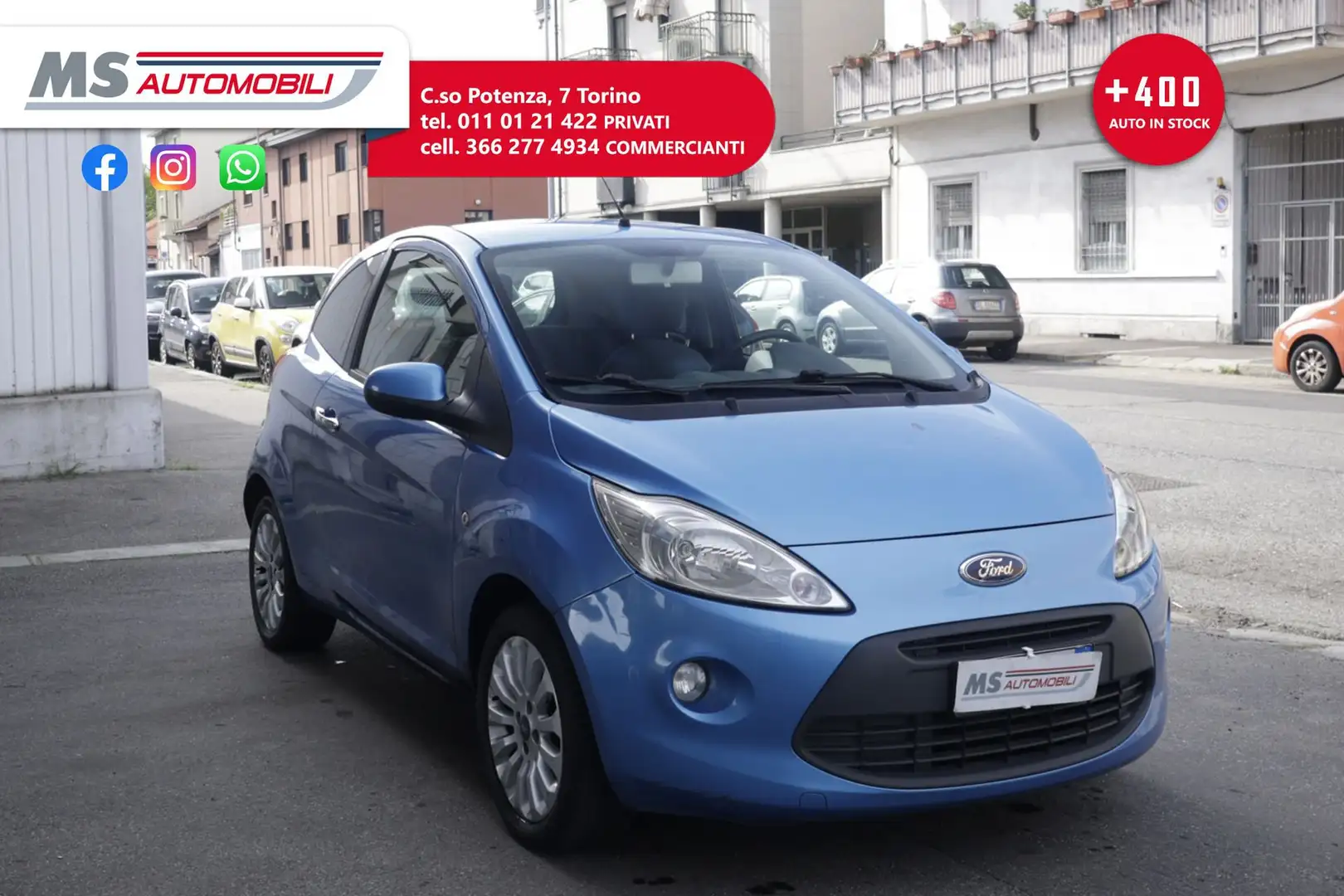 Ford Ka/Ka+ Ka 1.2 8V 69 CV Individual Unicoproprietario Blu/Azzurro - 1