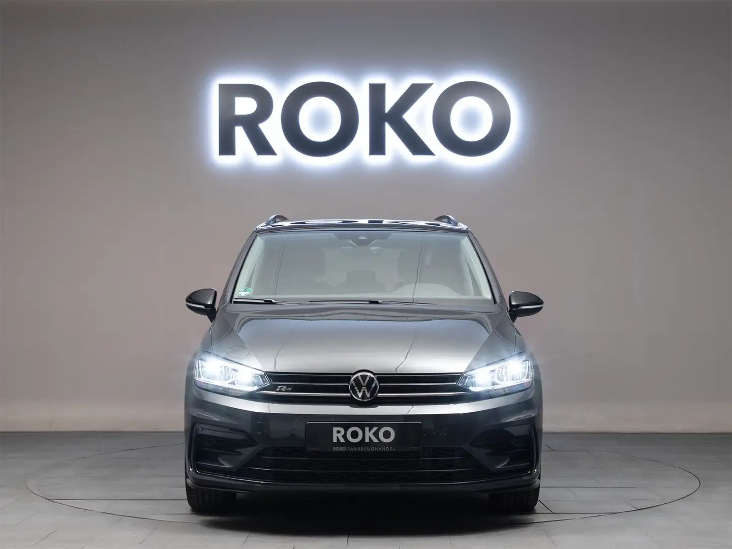 Volkswagen Touran R-Line DSG Massage ACC StandHz.LED Cam. Gris - 2