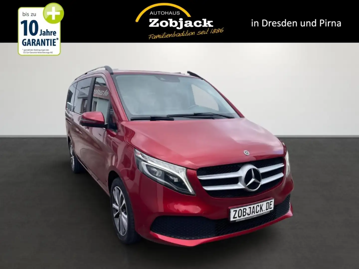 Mercedes-Benz V -Klasse 250 d Navi, AHZV, Kamera, SHZ, 7-Sitze Rot - 2