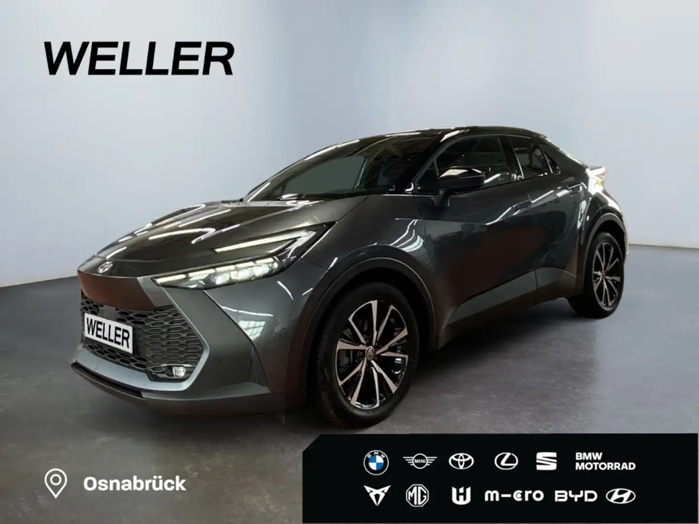 Toyota C-HR 1.8 Hybrid Team D *LED*ACC*CAM*el Heck*SHZ* Grau - 1