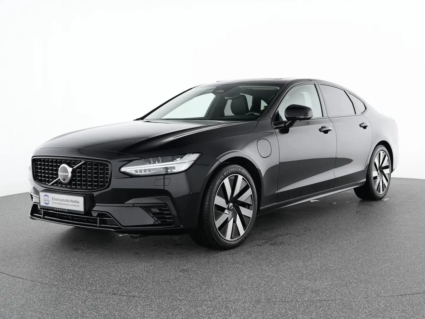 Volvo S90 T8 Recharge AWD Ultimate Dark 19"+360°-KAMER Zwart - 1