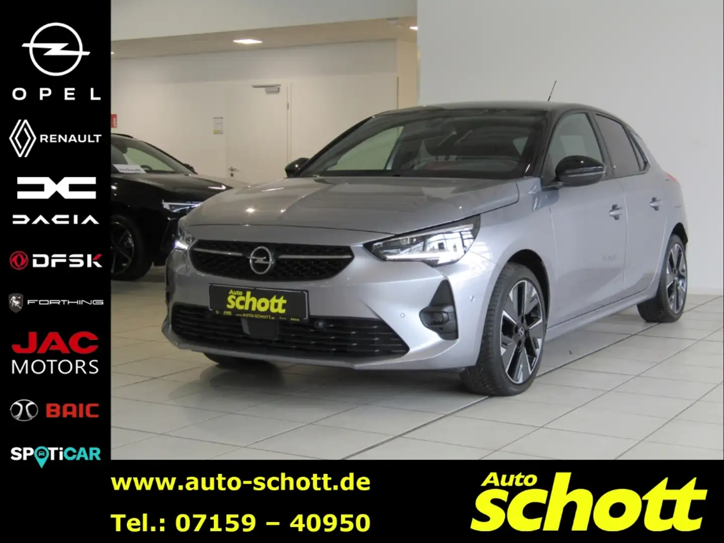 Opel Corsa-e F e GS NAV BT APP PDC KAM SHZ LHZ TEMP Gris - 1