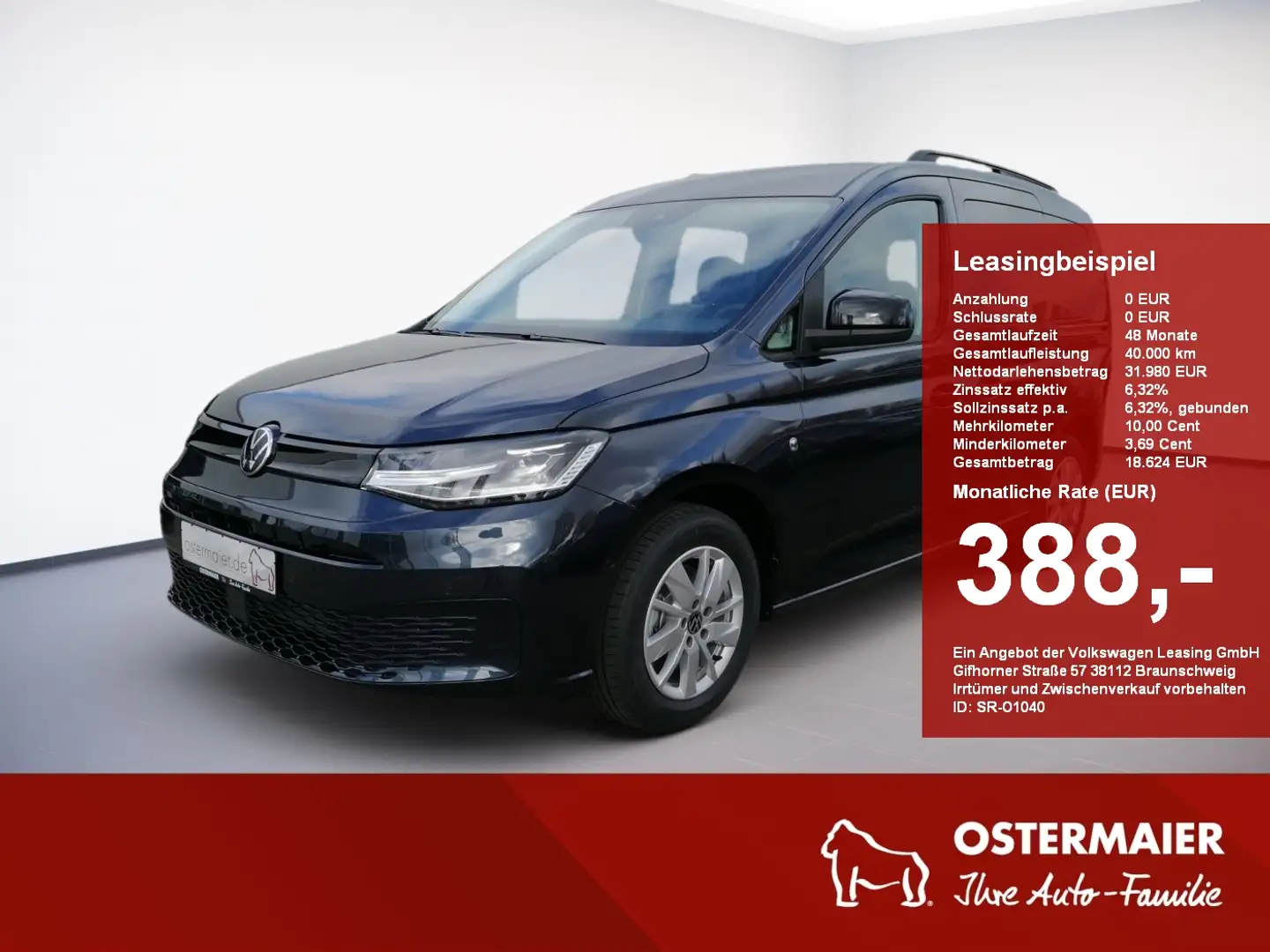 Volkswagen Caddy KOMBI 1.5TSI 116PS.LED.CLIMA.AHK.KAMERA.VIRTUAL.SI Blau - 1