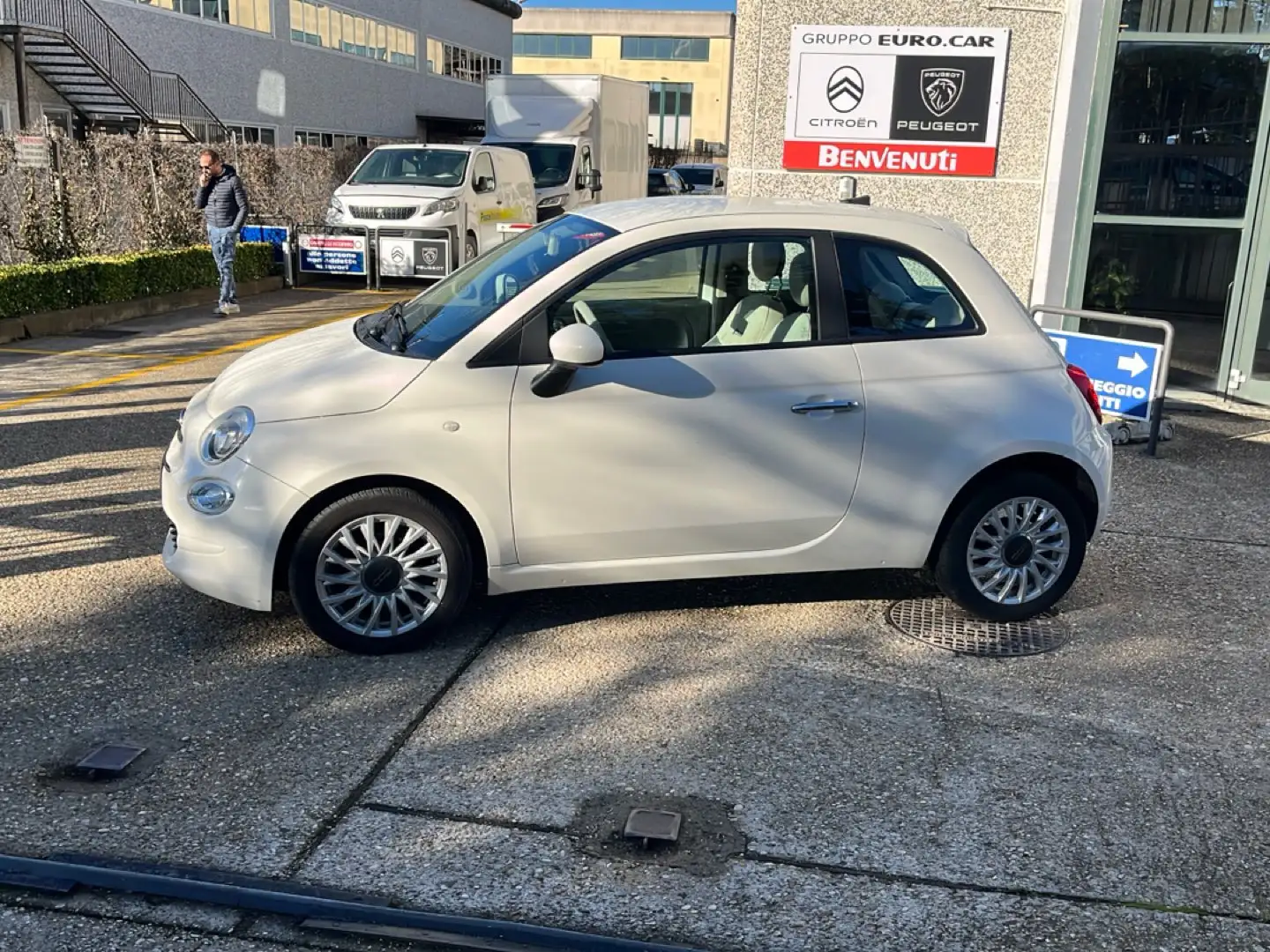 Fiat 500 500 1.0 Hybrid Lounge Bianco - 2