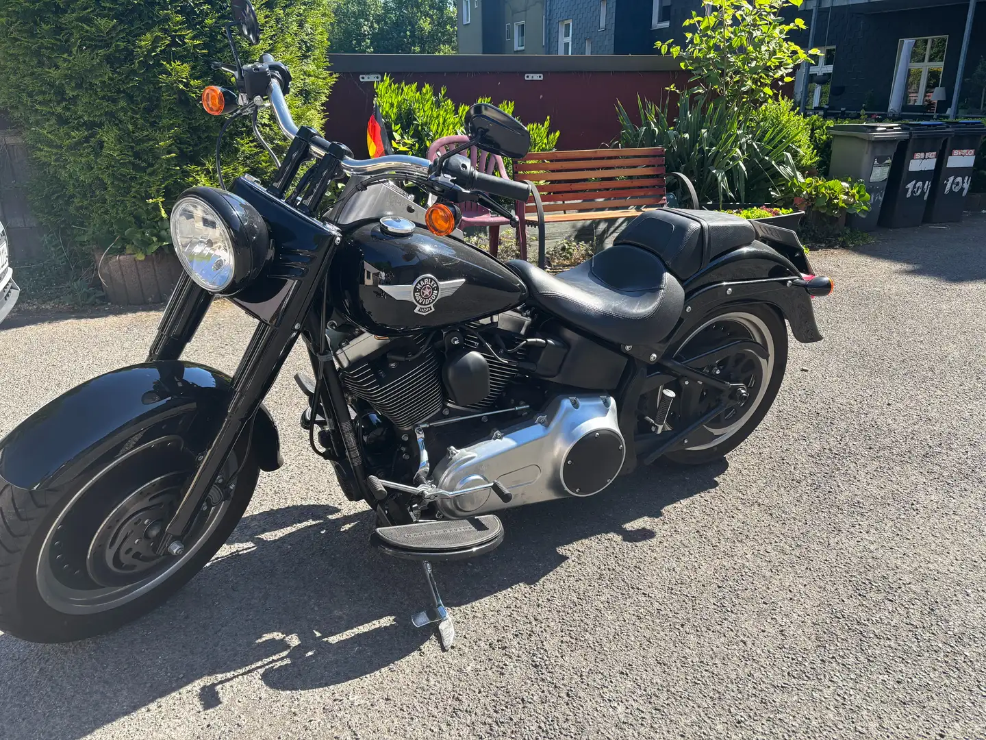 Harley-Davidson Fat Boy FLSTFB Nero - 1