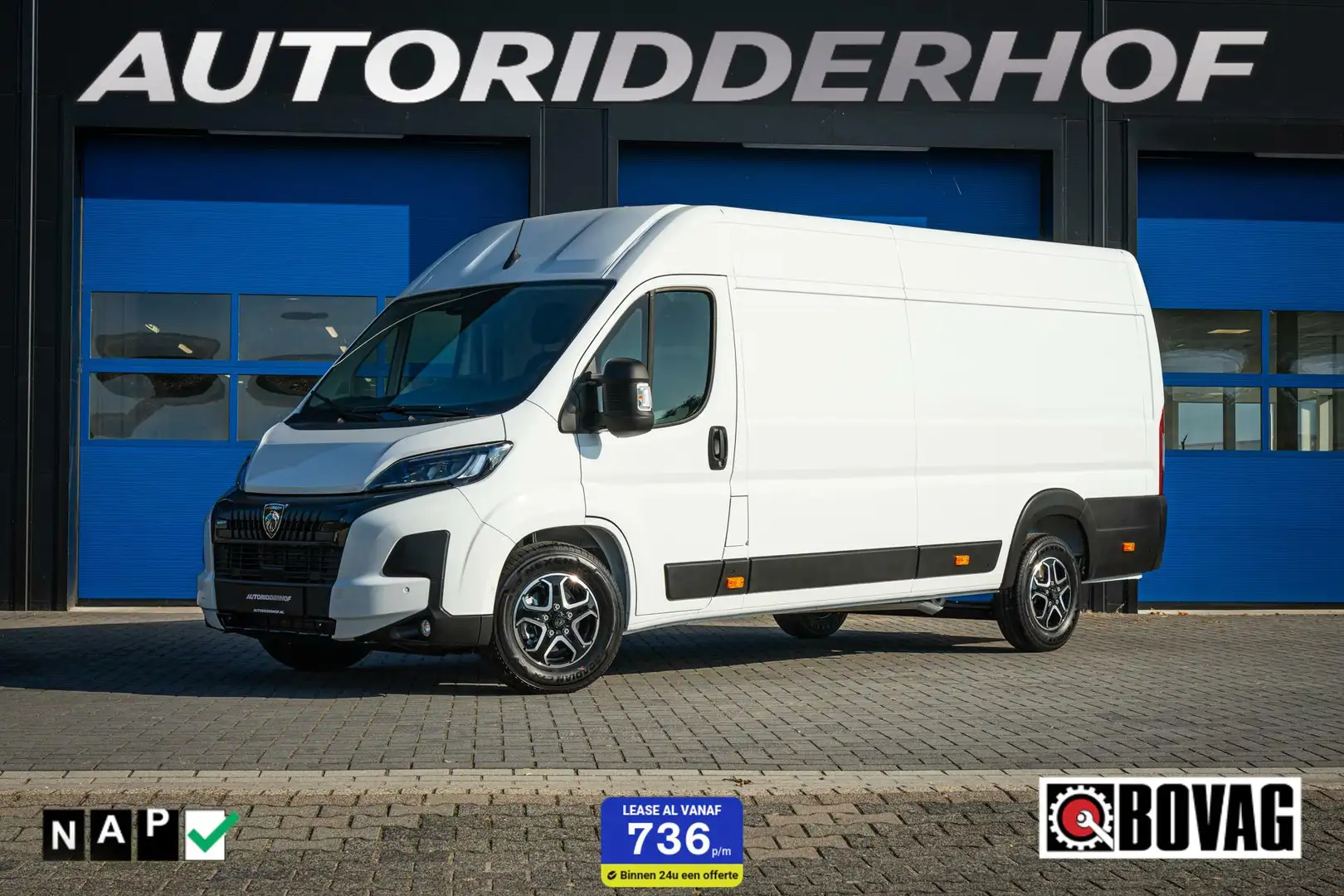 Peugeot Boxer L4H2 180PK EAT8 3.5t Vol opties Wit - 1