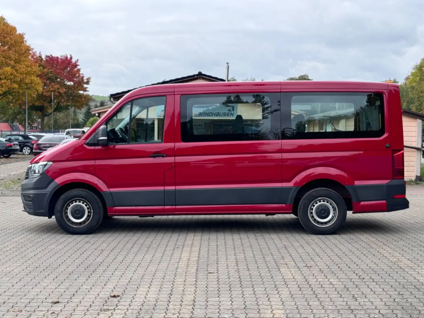 Volkswagen Crafter 2.0 TDI LANG *9 SITZER *RAMPE *140 PS Rouge - 2