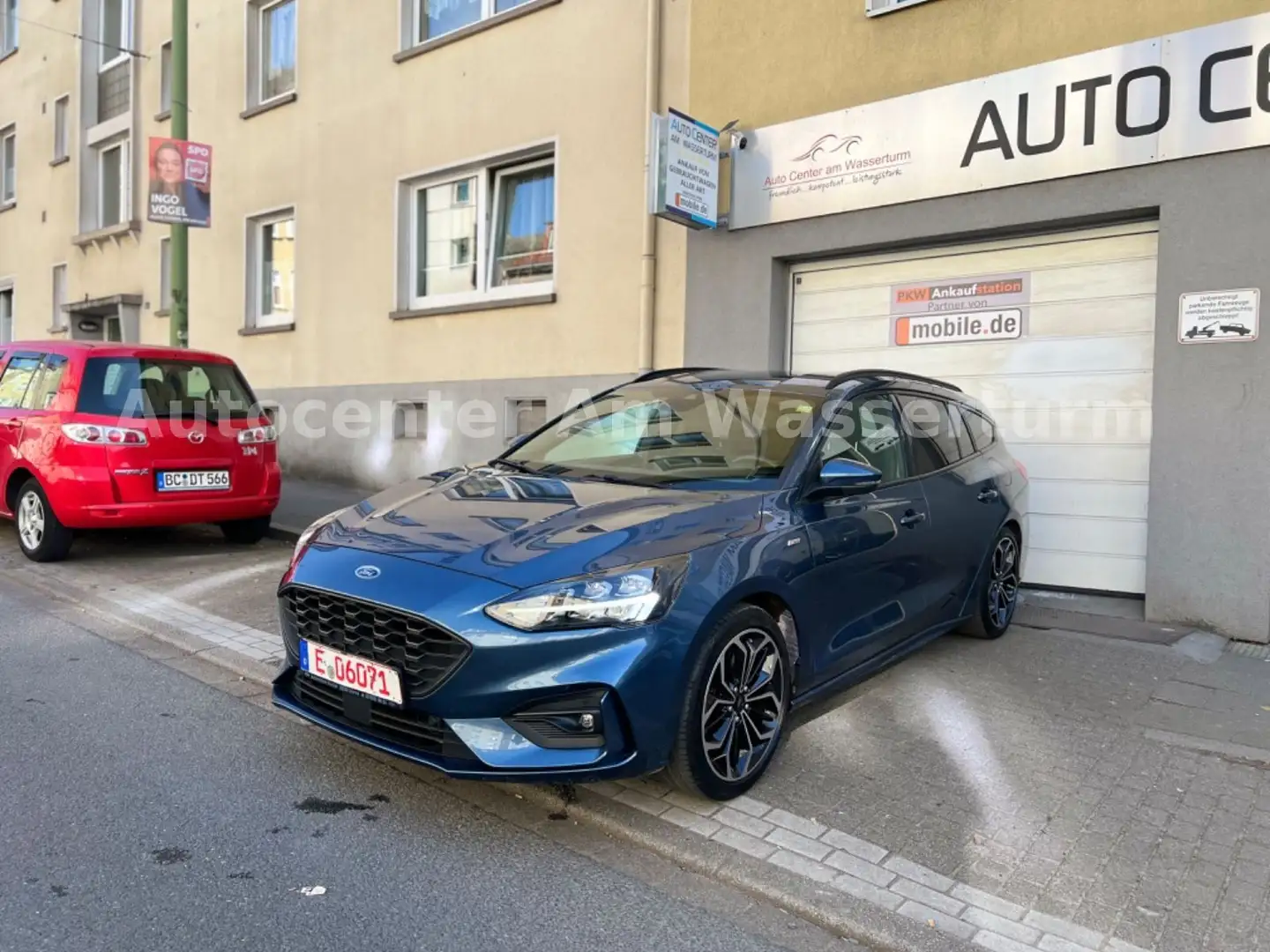 Ford Focus 1.5 Turnier ST-Line|1.Hand|LED|App|Keyless Bleu - 2