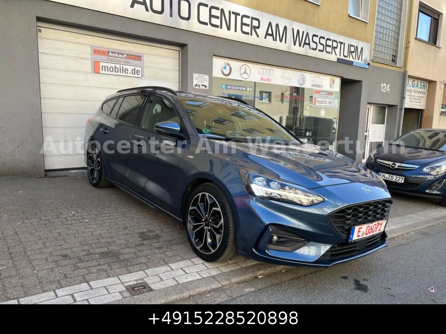 Ford Focus 1.5 Turnier ST-Line|1.Hand|LED|App|Keyless Bleu - 1