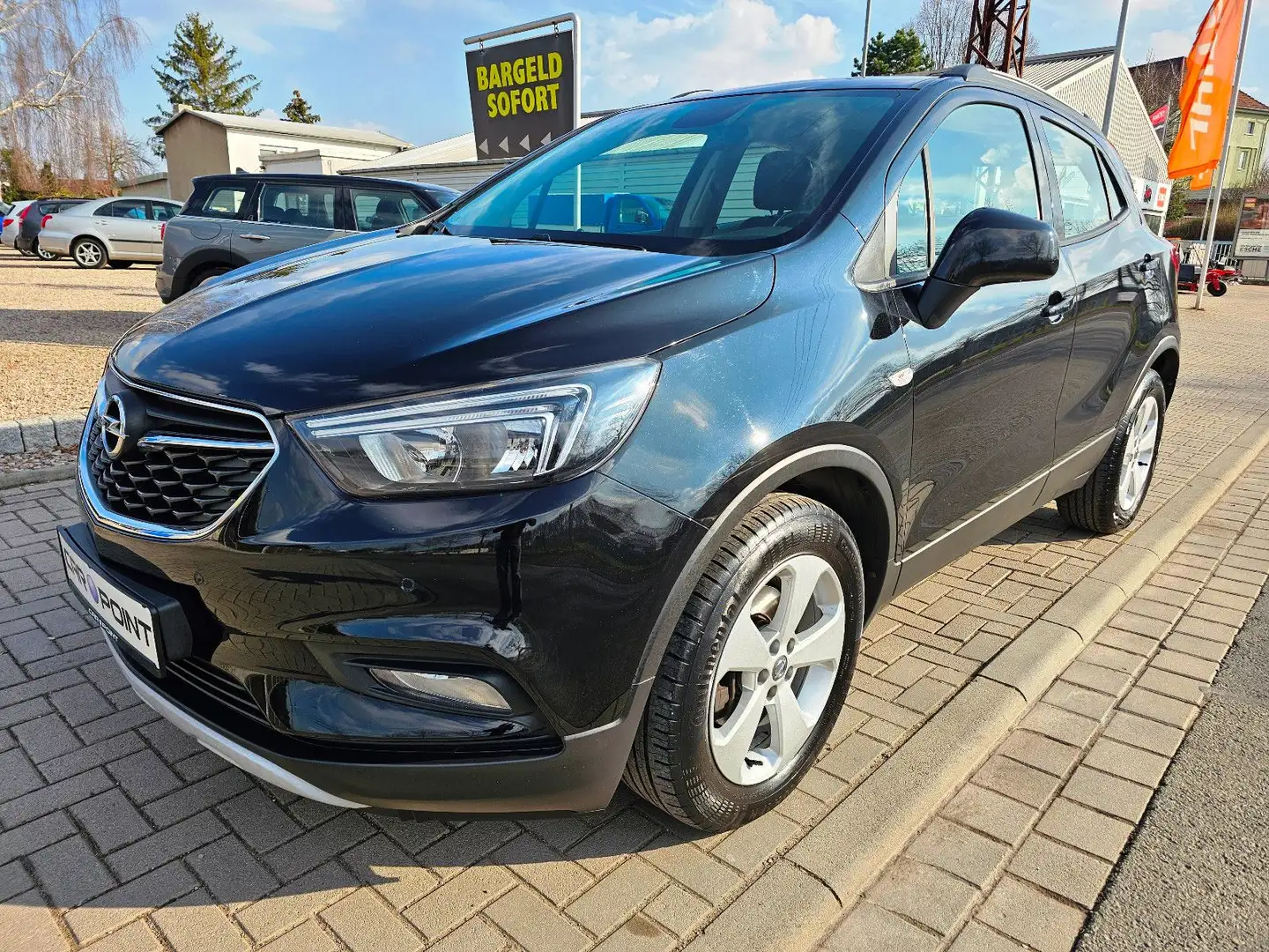 Opel Mokka X Edition RFK Navi PDC SHZ 1.Hd MwSt Schwarz - 2