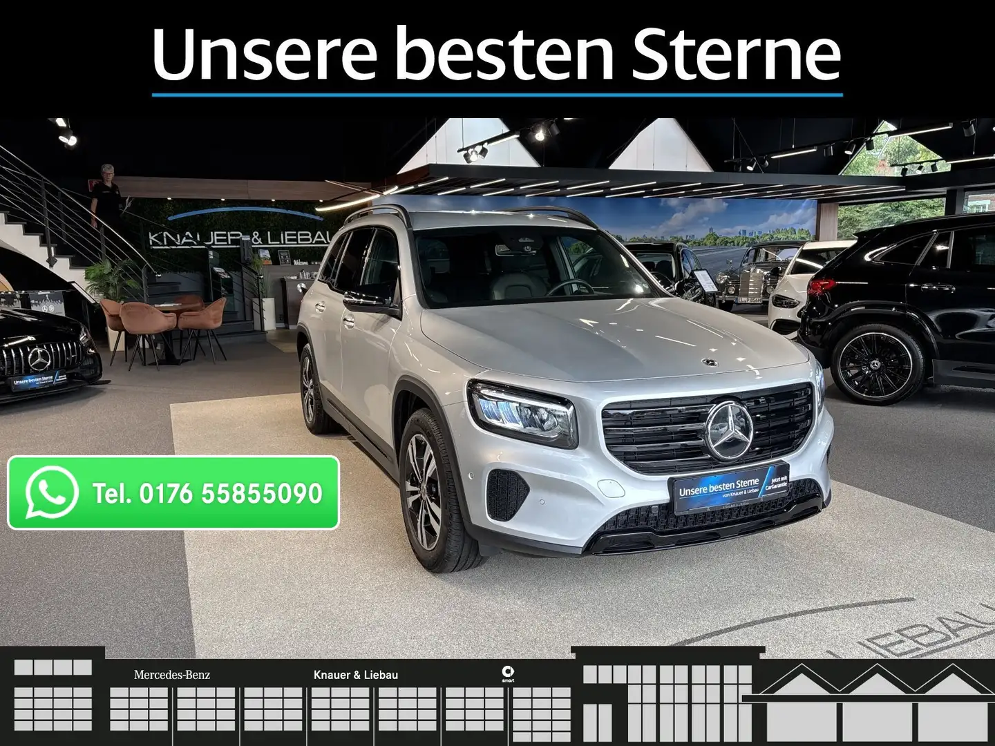 Mercedes-Benz GLB 220 GLB 220d 4M Progressive*Night*AHK*Camera*Stzhzg* Argintiu - 1