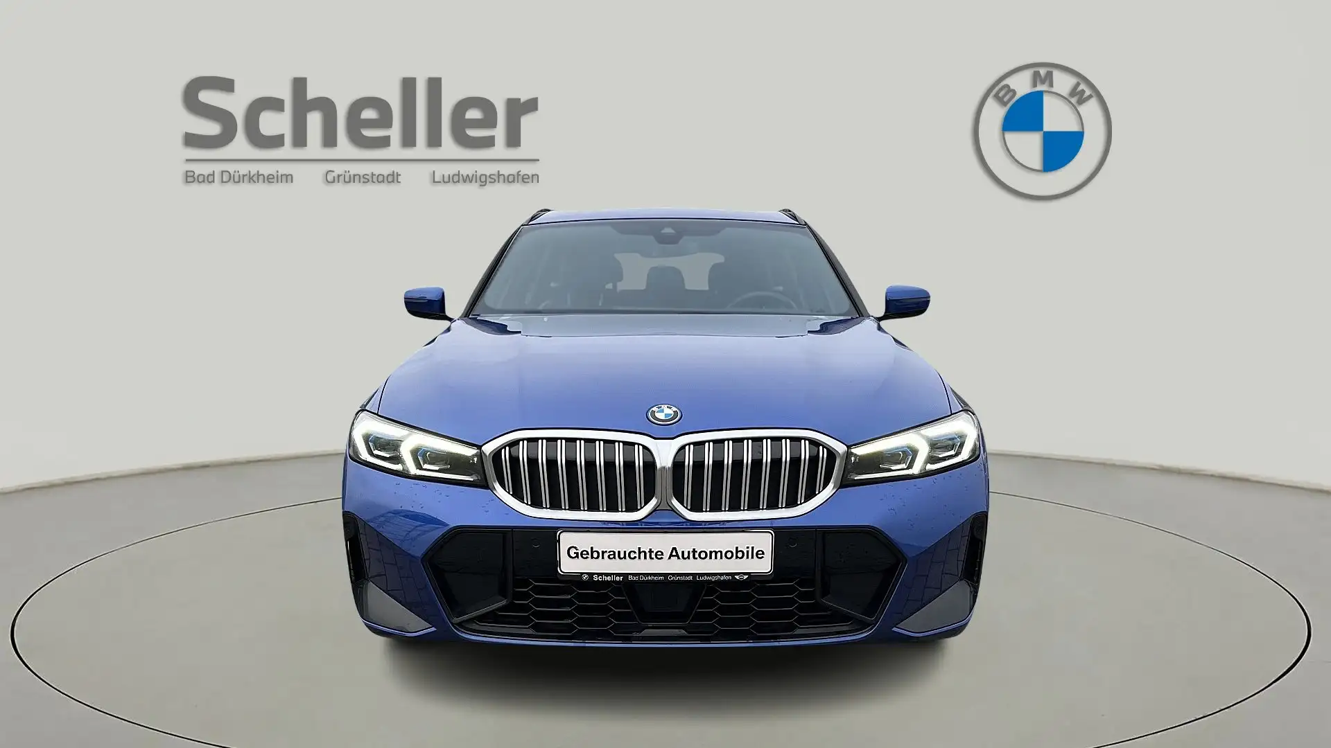 BMW 330 e xDrive Touring M Sportpaket Head-Up DAB Bleu - 2