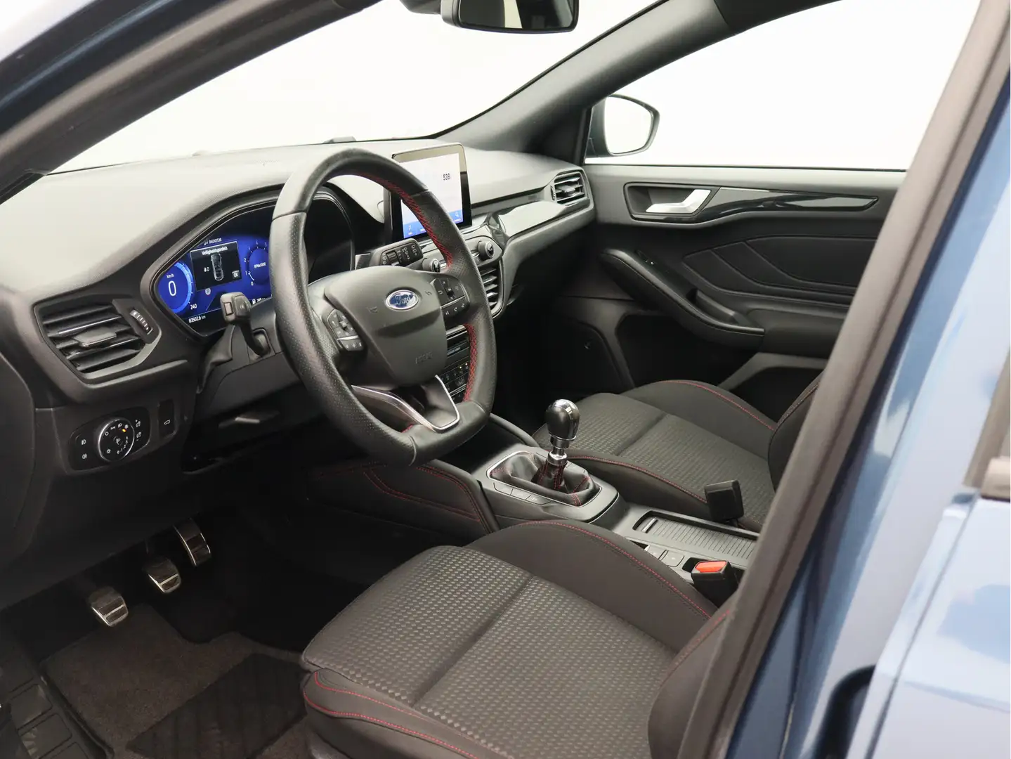 Ford Focus Wagon 1.0 EcoBoost Hybrid ST Line X Business/ comp Blauw - 2