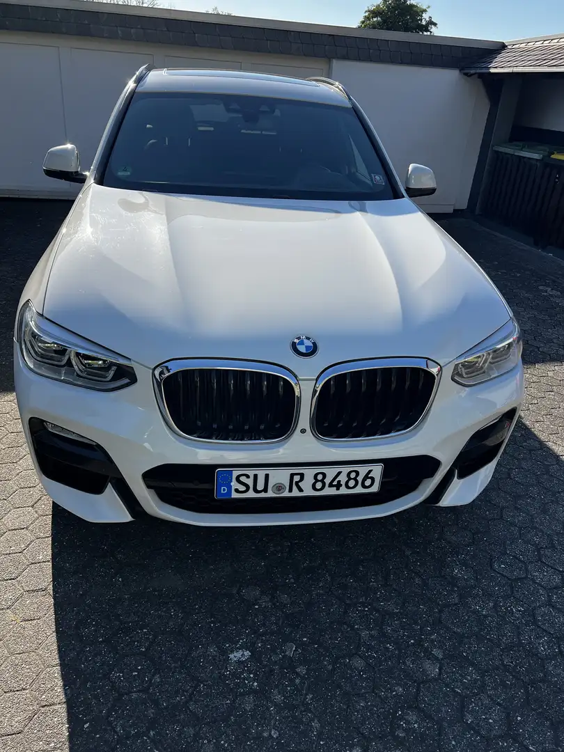BMW X3 xDrive 20 d M Sport Pano HuD CarPlay 2. Hand Leder Weiß - 2
