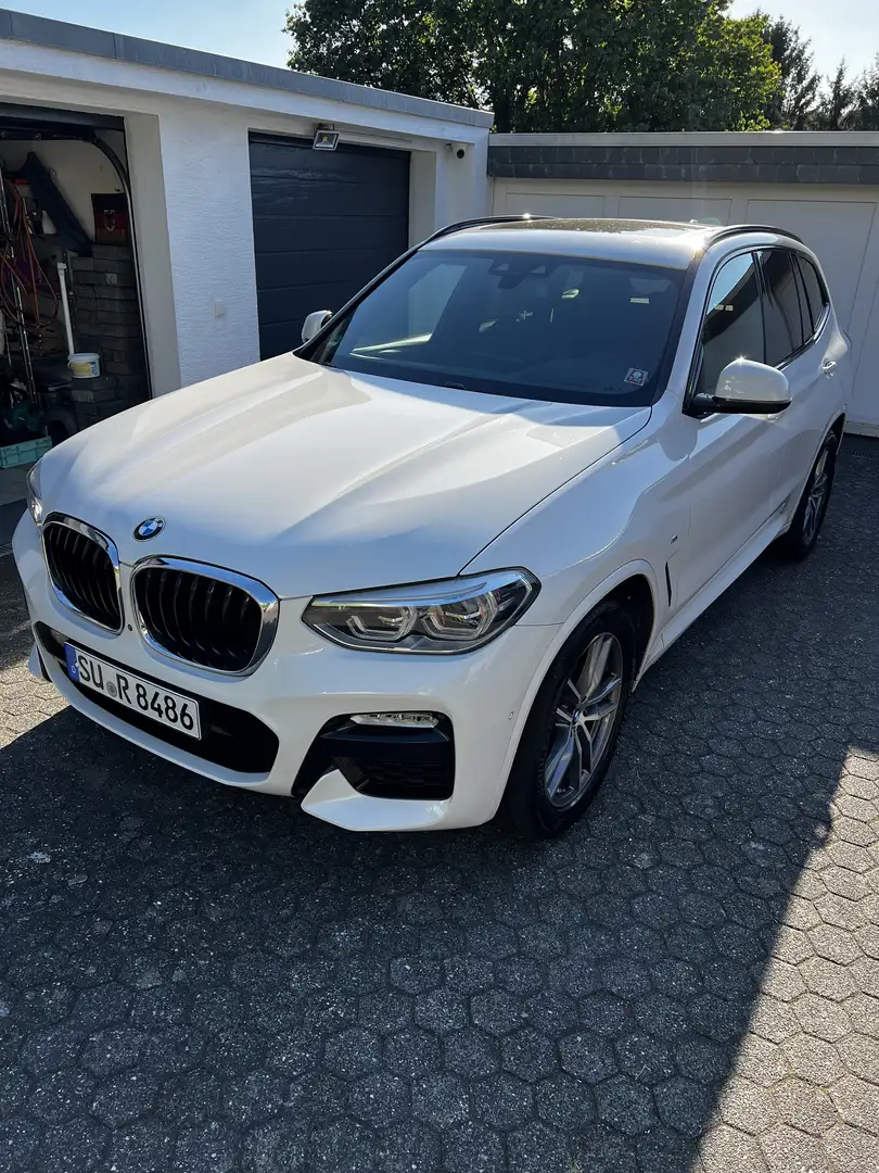 BMW X3 xDrive 20 d M Sport Pano HuD CarPlay 2. Hand Leder Weiß - 1