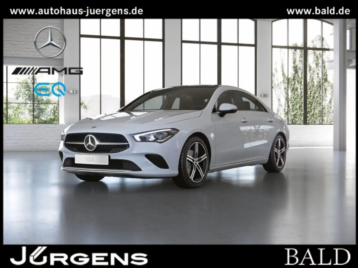 Mercedes-Benz CLA 180 Coupé Progressive/LED/Cam/Pano/Ambi/18' Weiß - 1