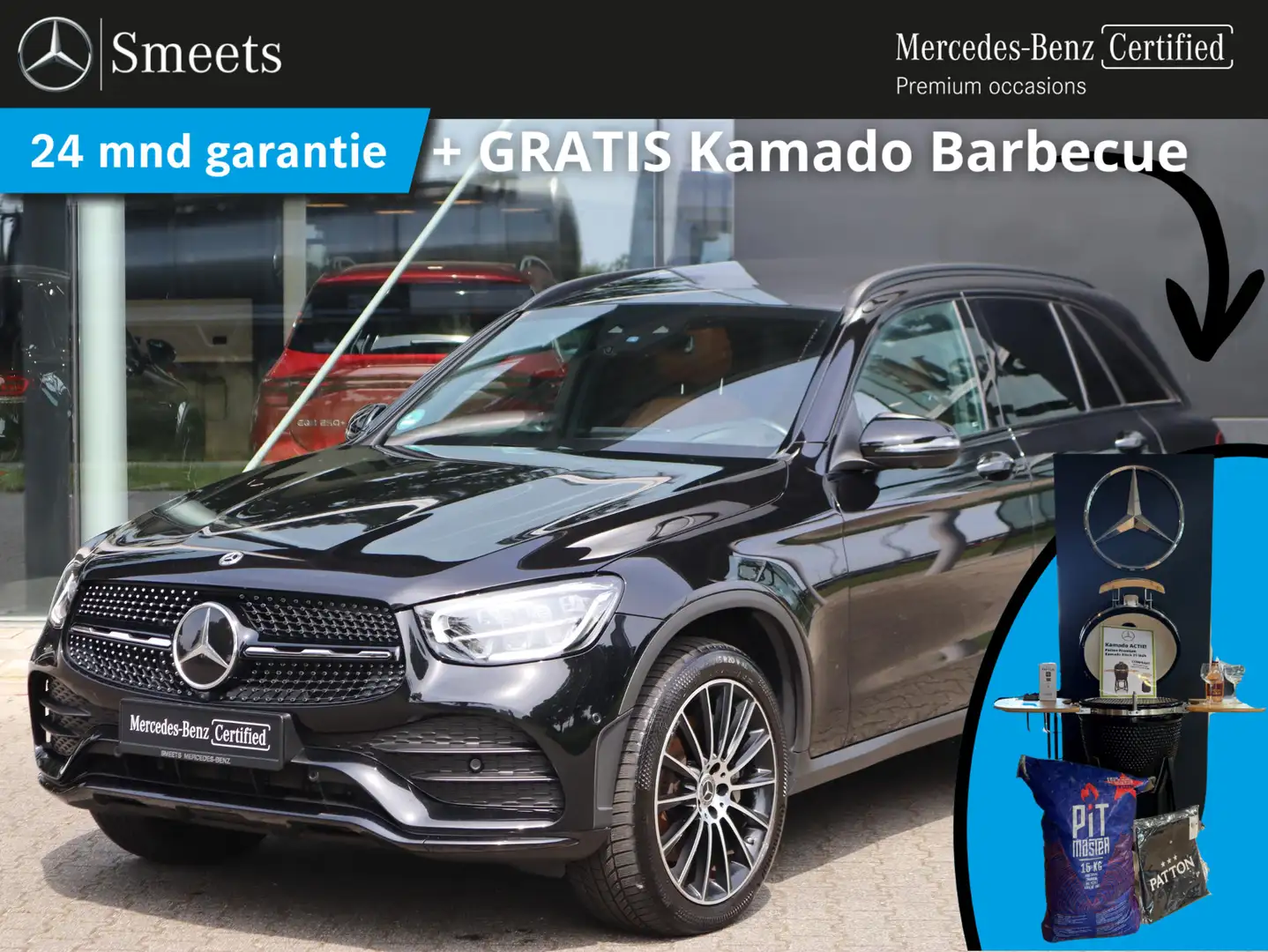 Mercedes-Benz GLC 300 300e 4MATIC Business Solution AMG Zwart - 1