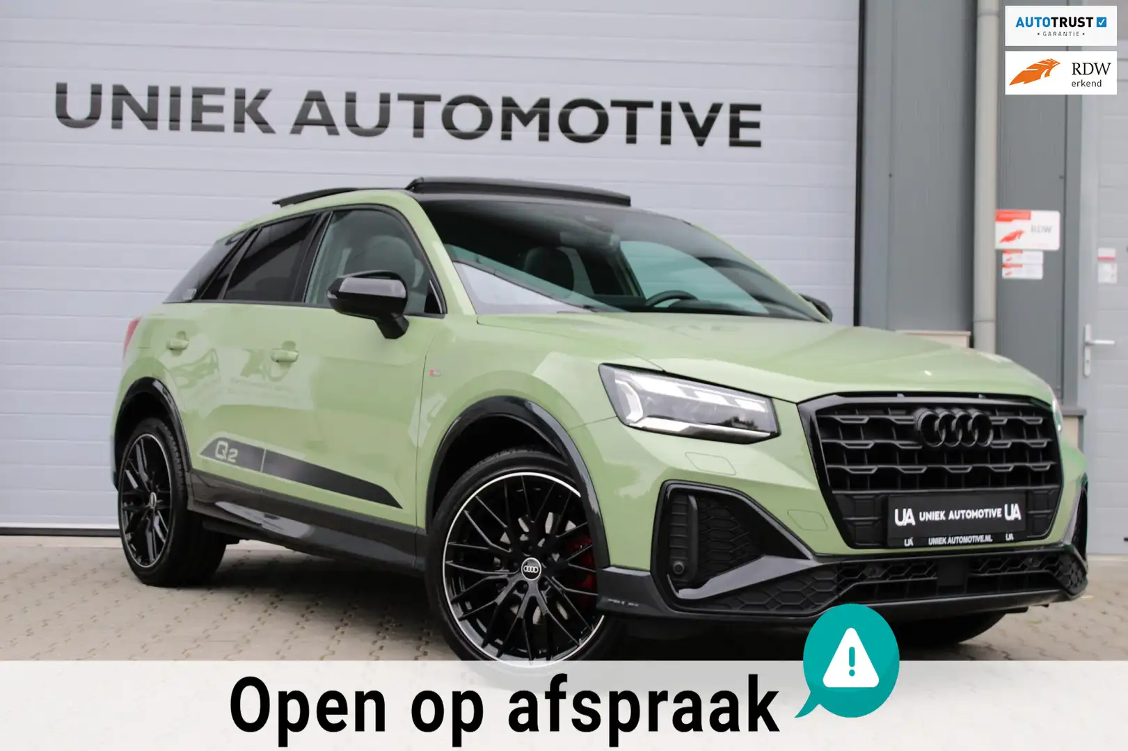 Audi Q2 35 TFSI EDITION ONE | S-TRONIC | S-LINE | PANO | A Grün - 1