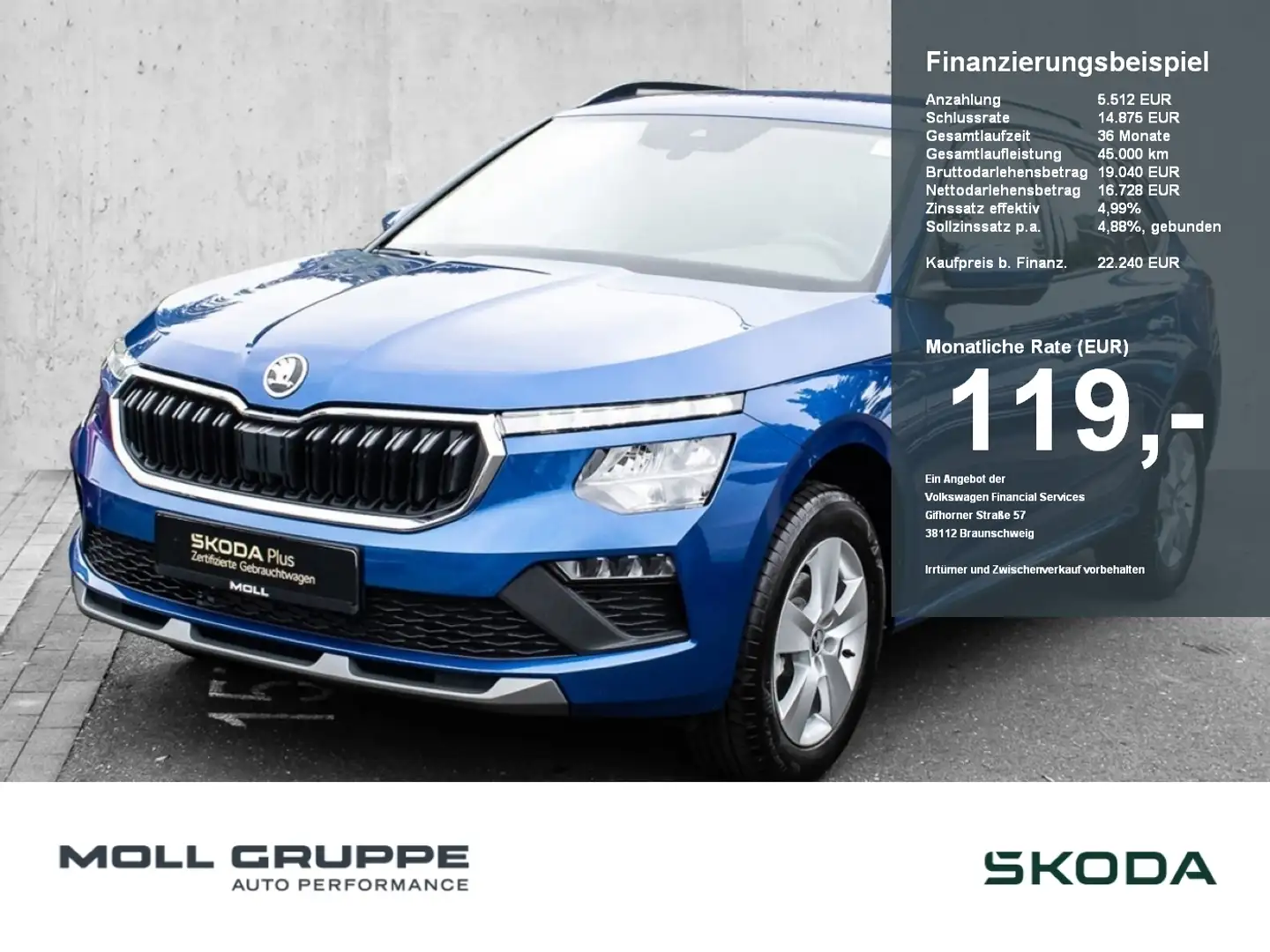 Skoda Kamiq 1.0 TSI 130 Selection KAM KEYLESS LED LM Bleu - 1