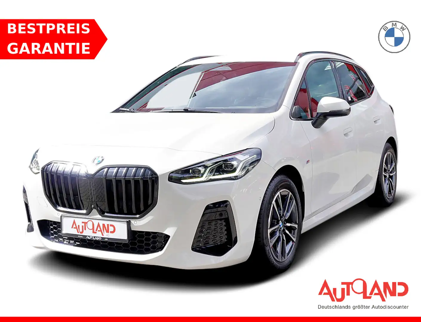 BMW 218 Active Tourer M Sport 360° ACC Head-Up Blanc - 1