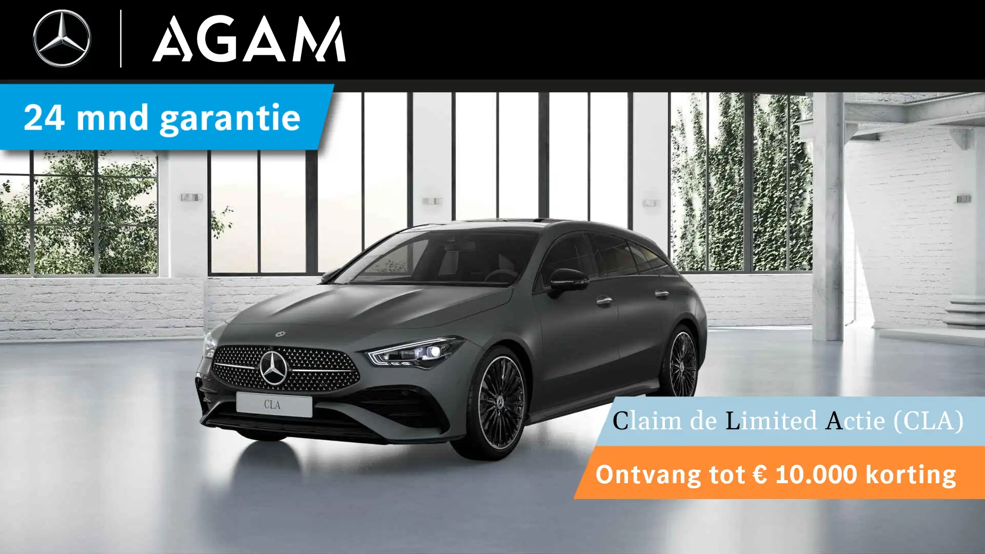Mercedes-Benz CLA 180 Shooting Brake Star Edition AMG LIMITED Panorama d Grijs - 1